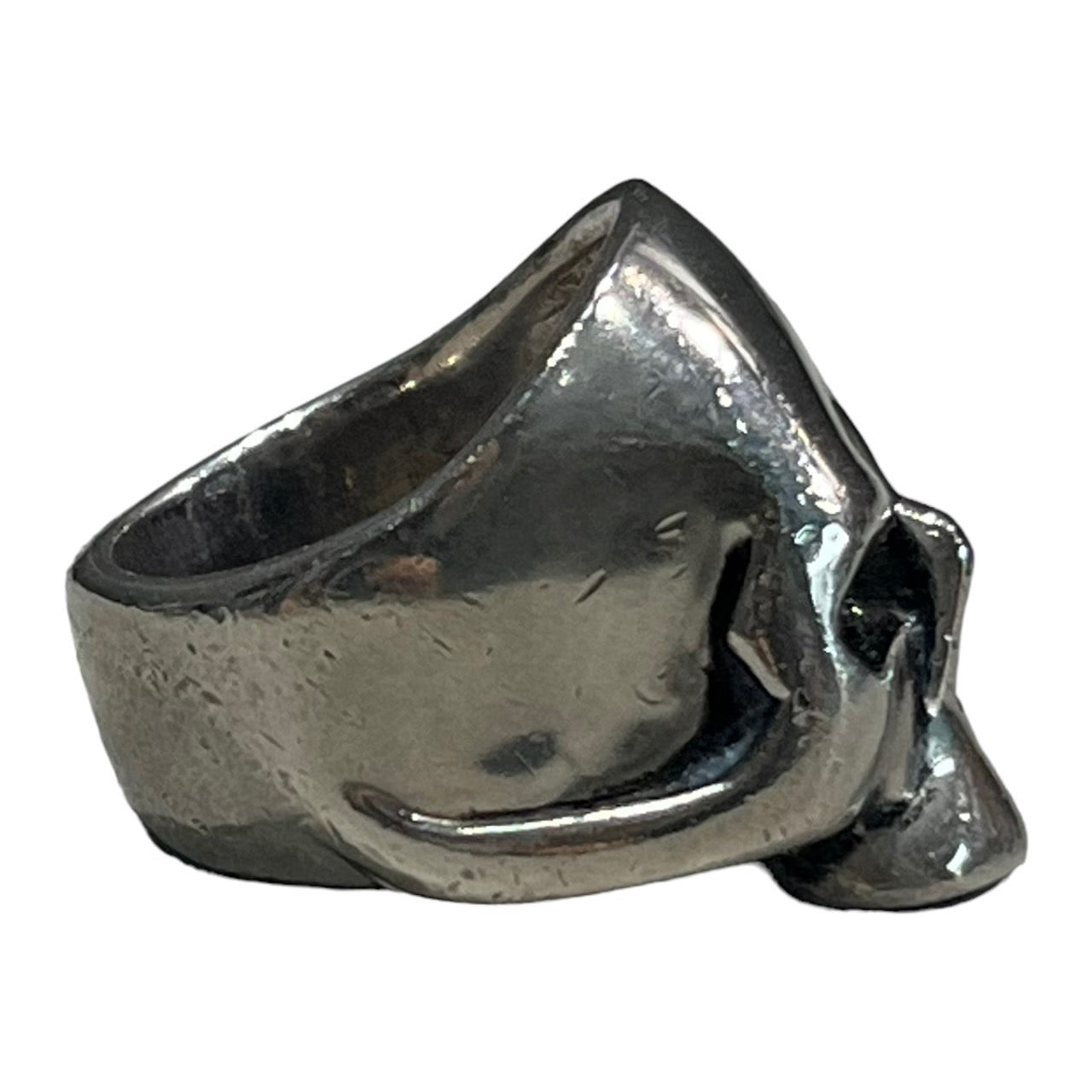 NUMBER (N)INE×JAM HOME MADE(ナンバーナイン×ジャムホームメイド) scull ring/スカルリング/シルバーリング 13号 シルバー