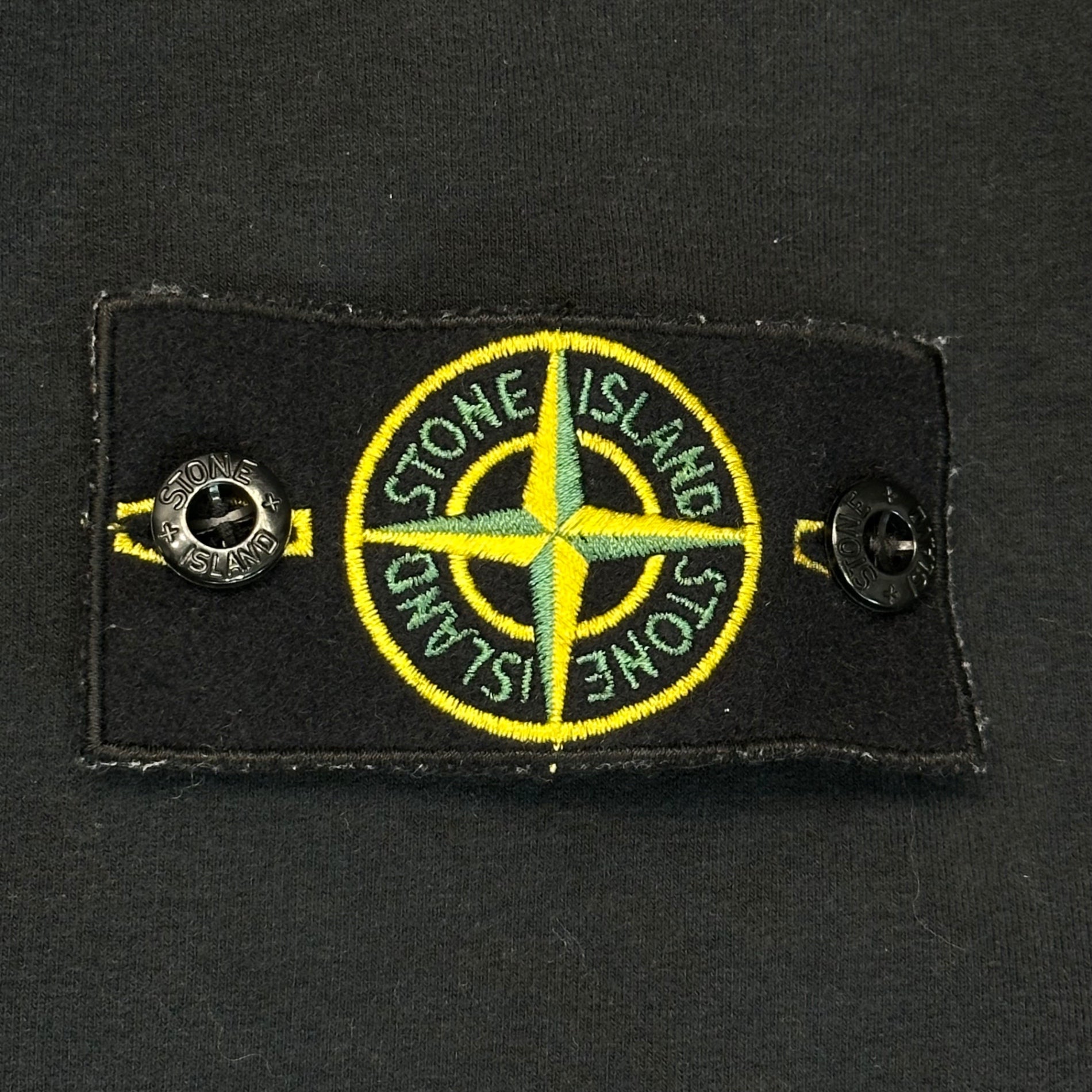 STONE ISLAND(ストーンアイランド) 22AW Compass Patch Zip Jacket コンパス パッチ ジップ ジャケット 771561151 L ブラック スウェット