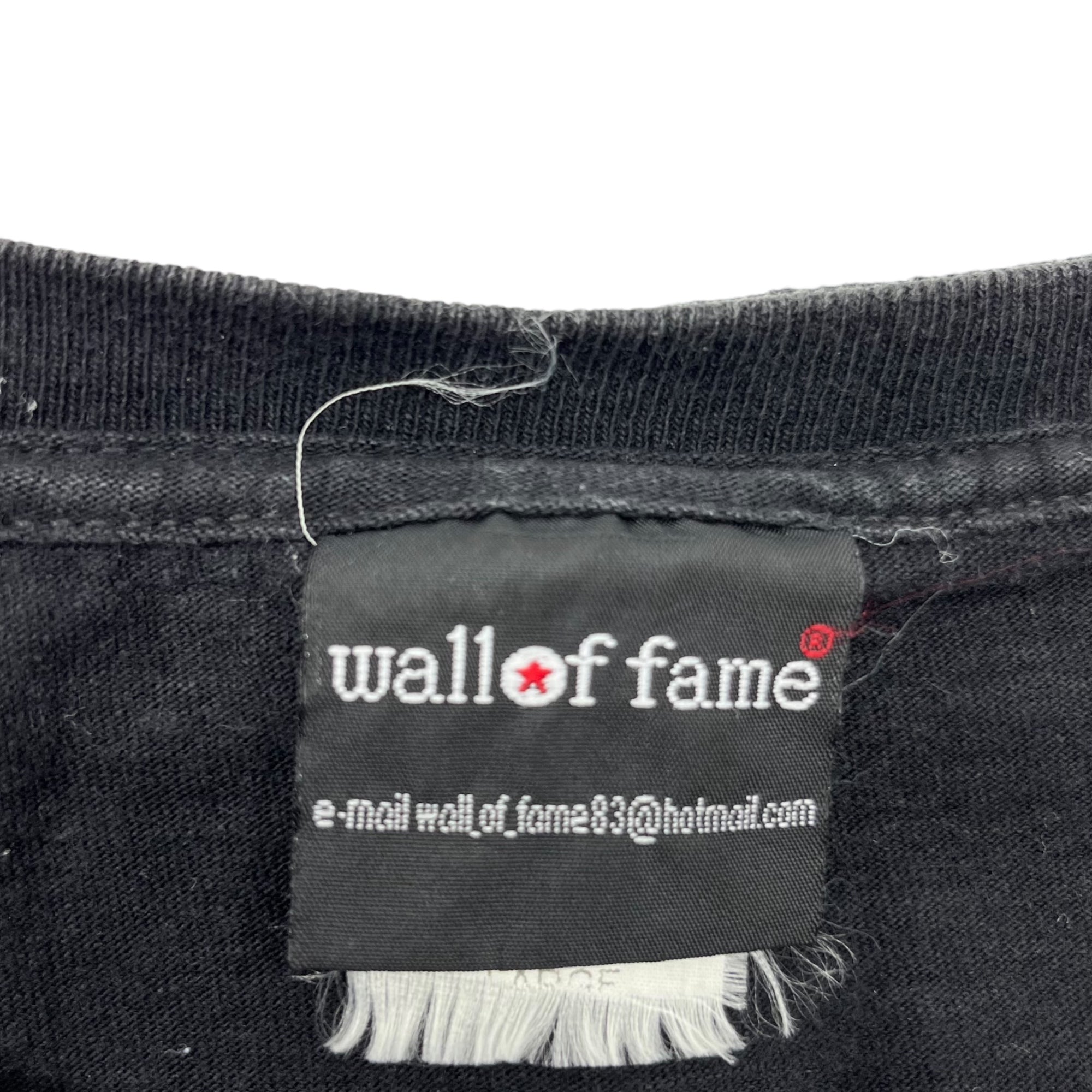 VINTAGE(ヴィンテージ) 02's The Rolling Stones BAND T-SHIRT ローリングストーンズ バンド Tシャツ L ブラック ©︎2002 wall of fame