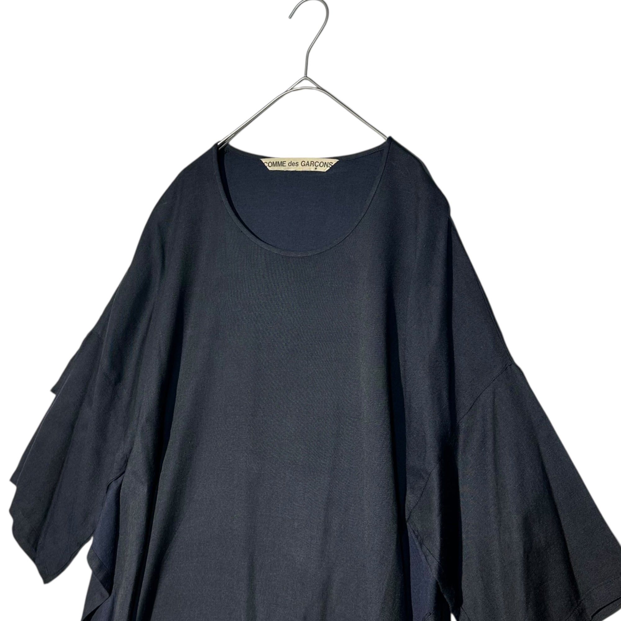 COMME des GARCONS(コムデギャルソン) 80's Kimono Sleeve Crew Neck Knit Top 80年代 着物 スリーブ クルーネック カットソー GB-020300 1(FREE) ネイビー 川久保玲 本人期