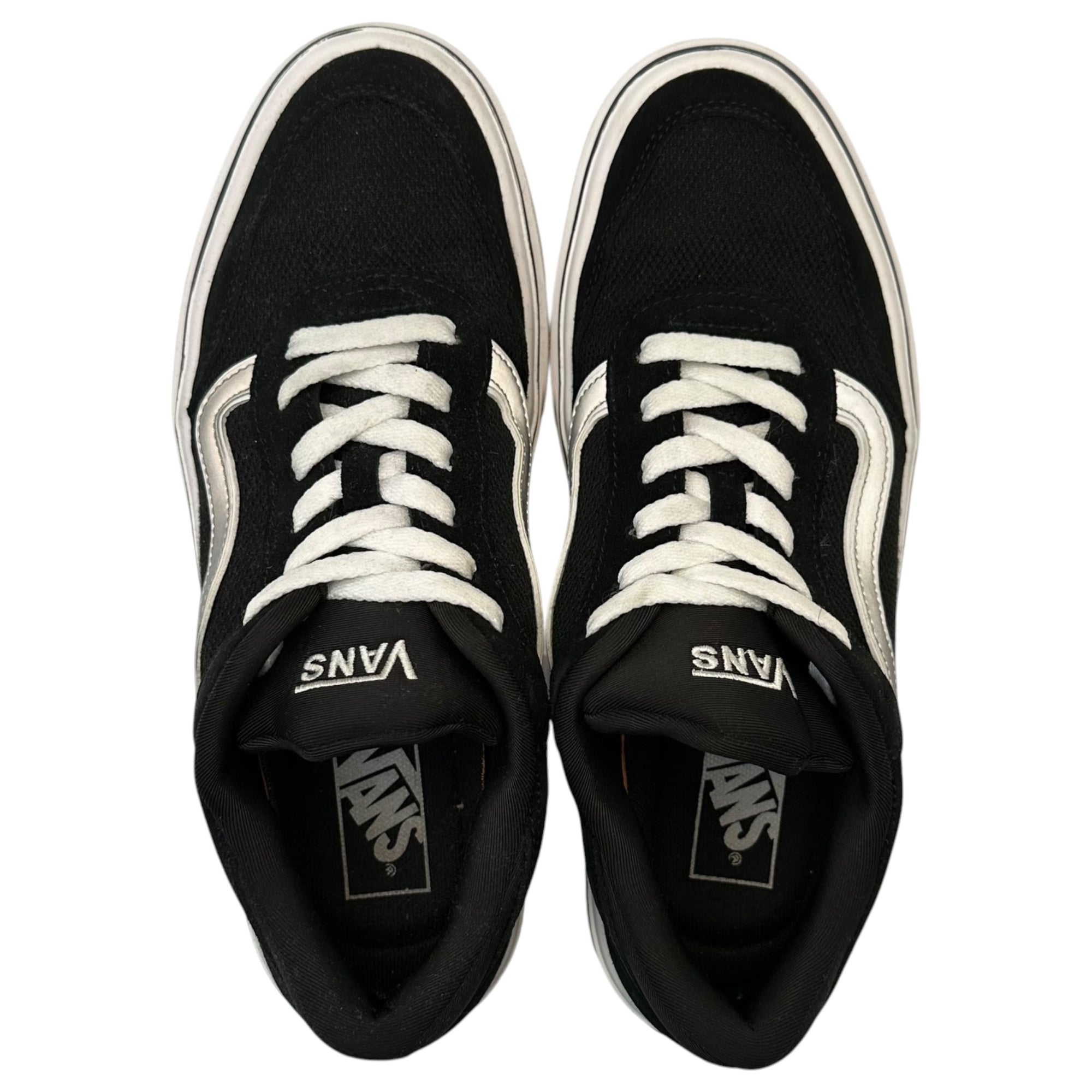 VANS(バンズ) SCLIPT Low-top sneakers スクリプト ローカット スニーカー V3854 662237-0004 27cm ブラック×ホワイト×シルバー