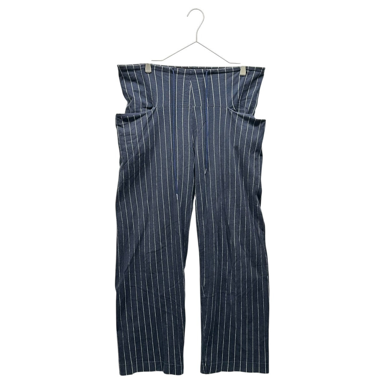 LIMI feu(リミフゥ) Side pocket striped easy pants サイドポケット ストライプ イージー パンツ FREE ネイビー