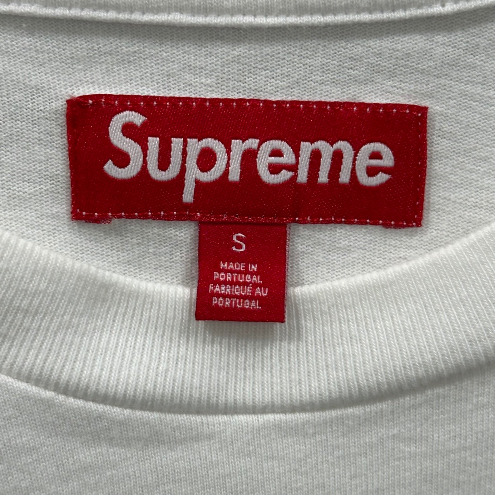 SUPREME(シュプリーム) 2023AW Small Box Logo L/S Tee スモール ボックス ロゴ 長袖 Tシャツ S ホワイト