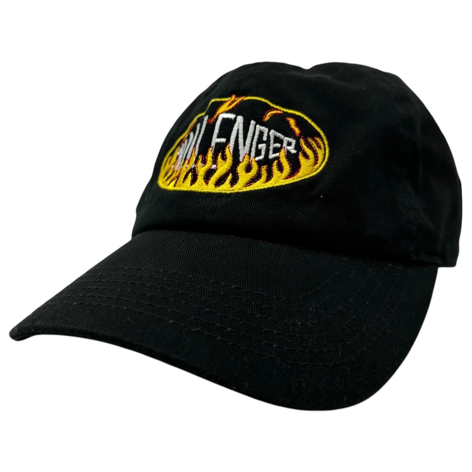 CHALLENGER(チャレンジャー) FIRE LOGO CAP ファイヤー ロゴ キャップ ブラック