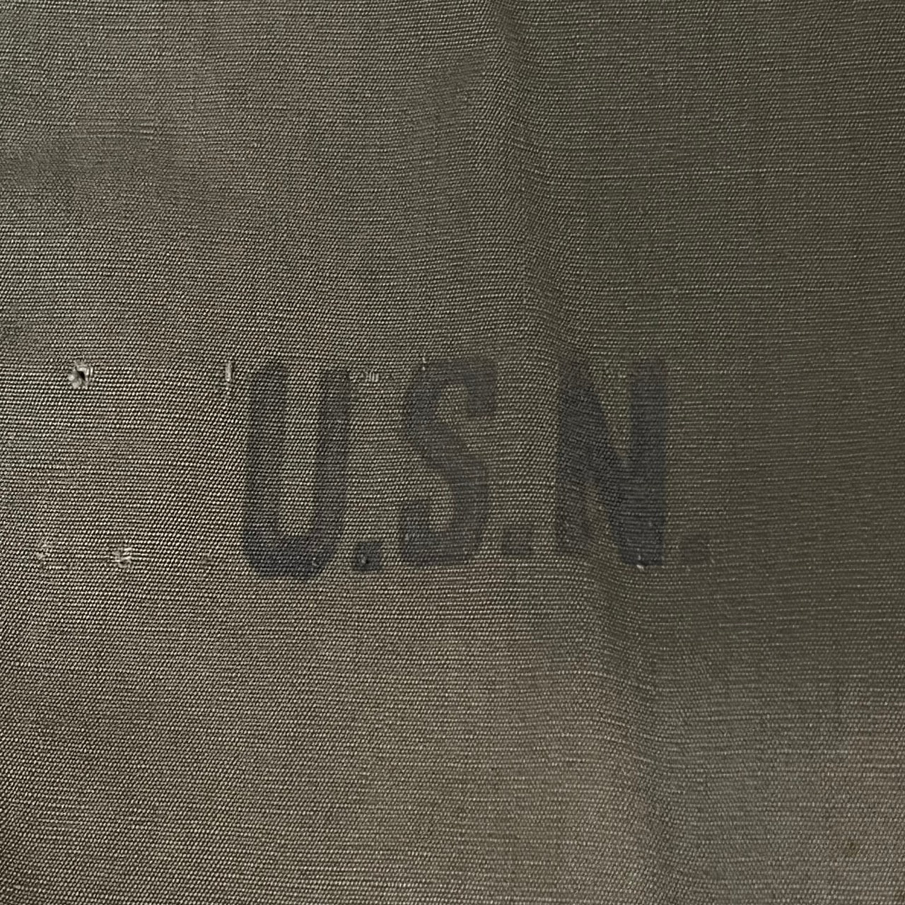 US NAVY(アメリカ海軍) 40s N-4 デッキジャケット/USN/ヴィンテージジャケット 表記無し(Mサイズ程度) オリーブ/カーキ M-41 大戦 WW2 TALONジップ
