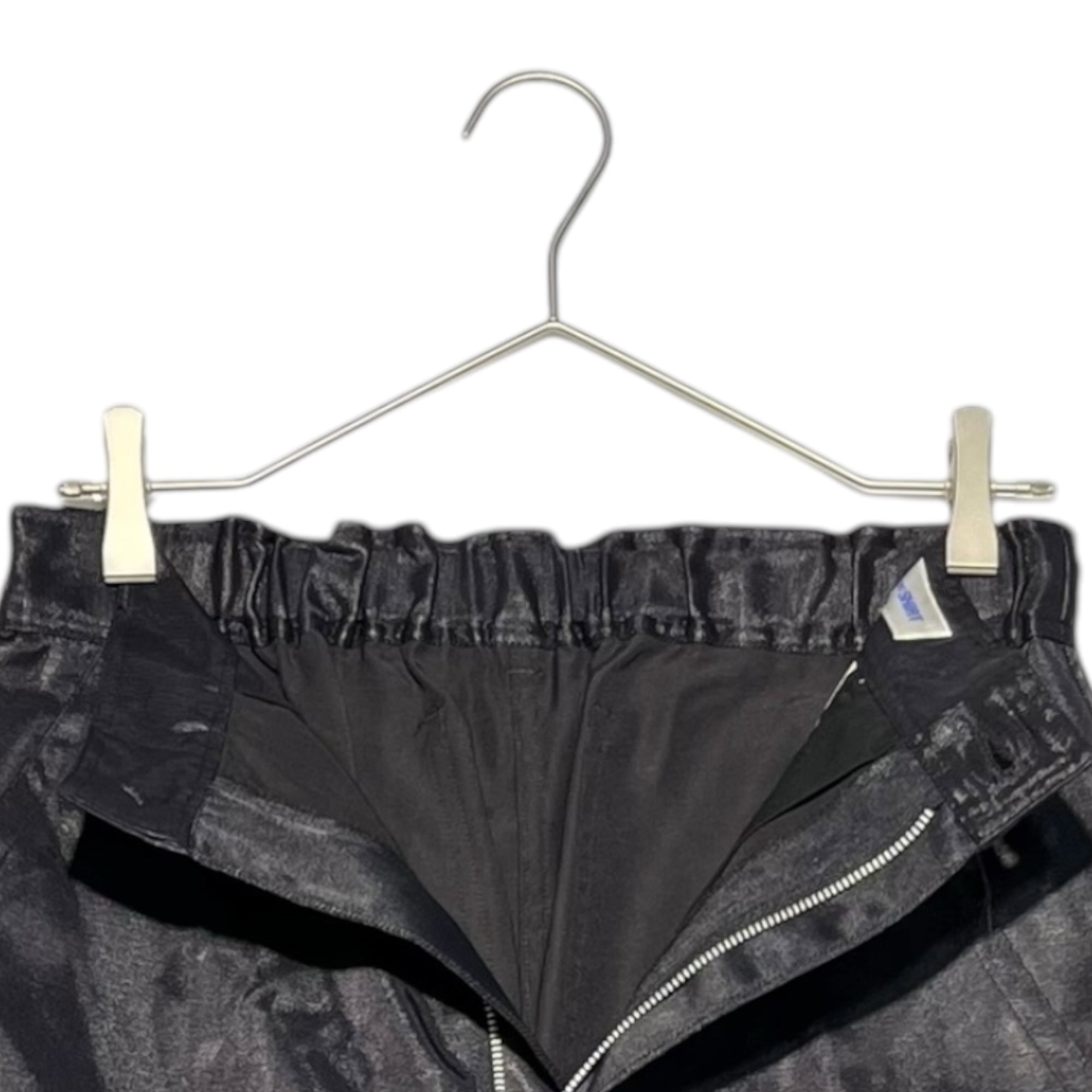 COMME des GARCONS SHIRT(コムデギャルソンシャツ) nylon pants ナイロン パンツ テック Y2K S10100 ワイド スラックス S ブラック