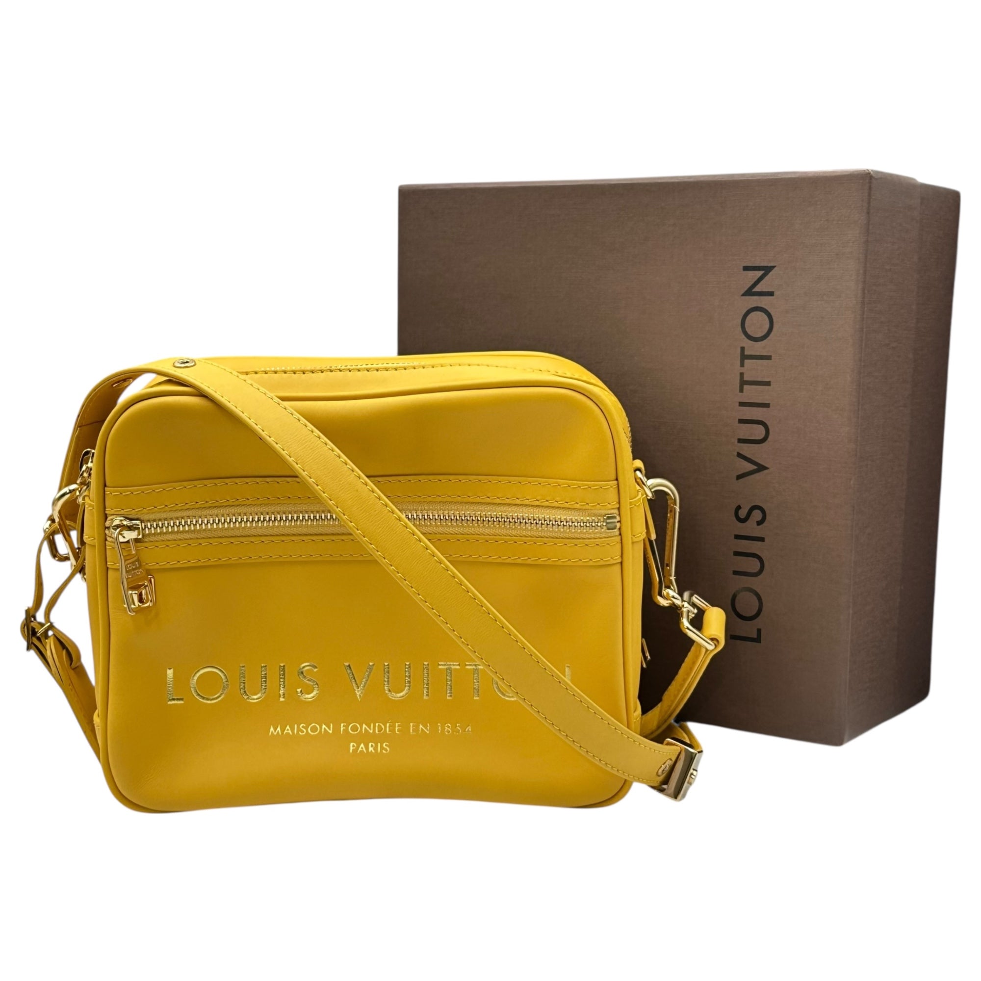 LOUIS VUITTON(ルイヴィトン) 2009 Limited Edition Plate Panam 2009年限定 パナム カメラ バッグ M45507 イエロー SP0049 ショルダー パナームライン テイクオフ