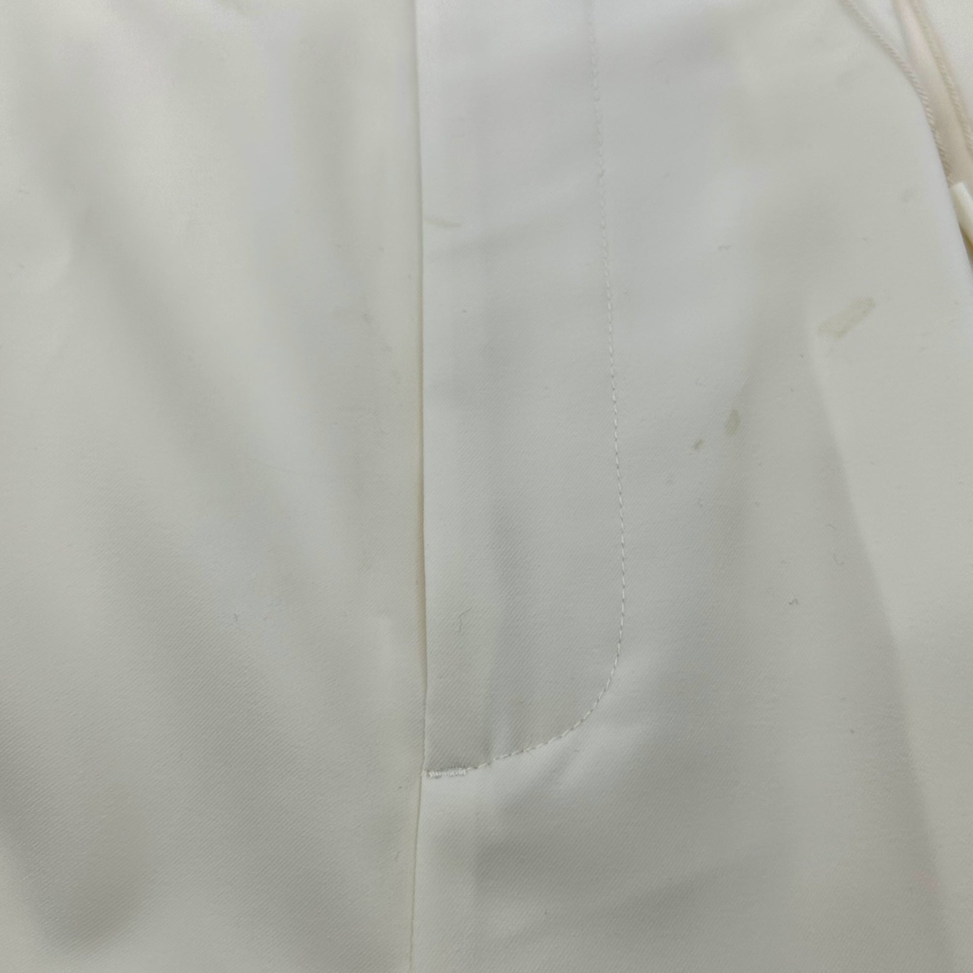 SeaRoomlynn(シールーム・リン) center pleat pants センタープリーツ パンツ M オフホワイト