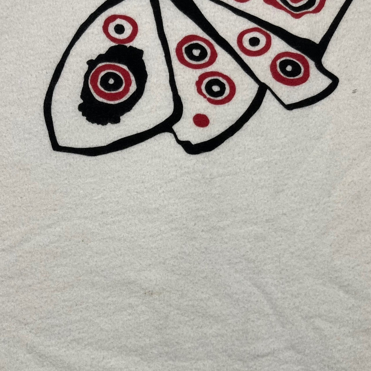 10 corso como(ディエチコルソコモ) 90's dot butterfly t-shirt ドット バタフライ Tシャツ 90年代 M ホワイト×ピンク イタリア製