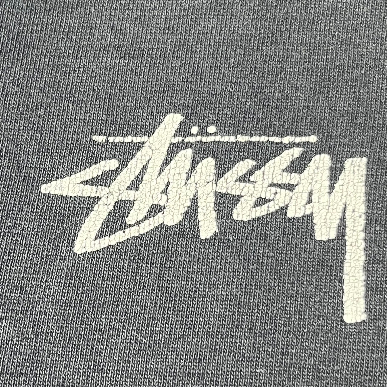 STUSSY(ステューシー) 90's~00's hibiscus & chimpanzee rider Tシャツ ハイビスカス チンパンジー ライダー 紺タグ SIZE M ネイビー 90~00年代 OLD STUSSY