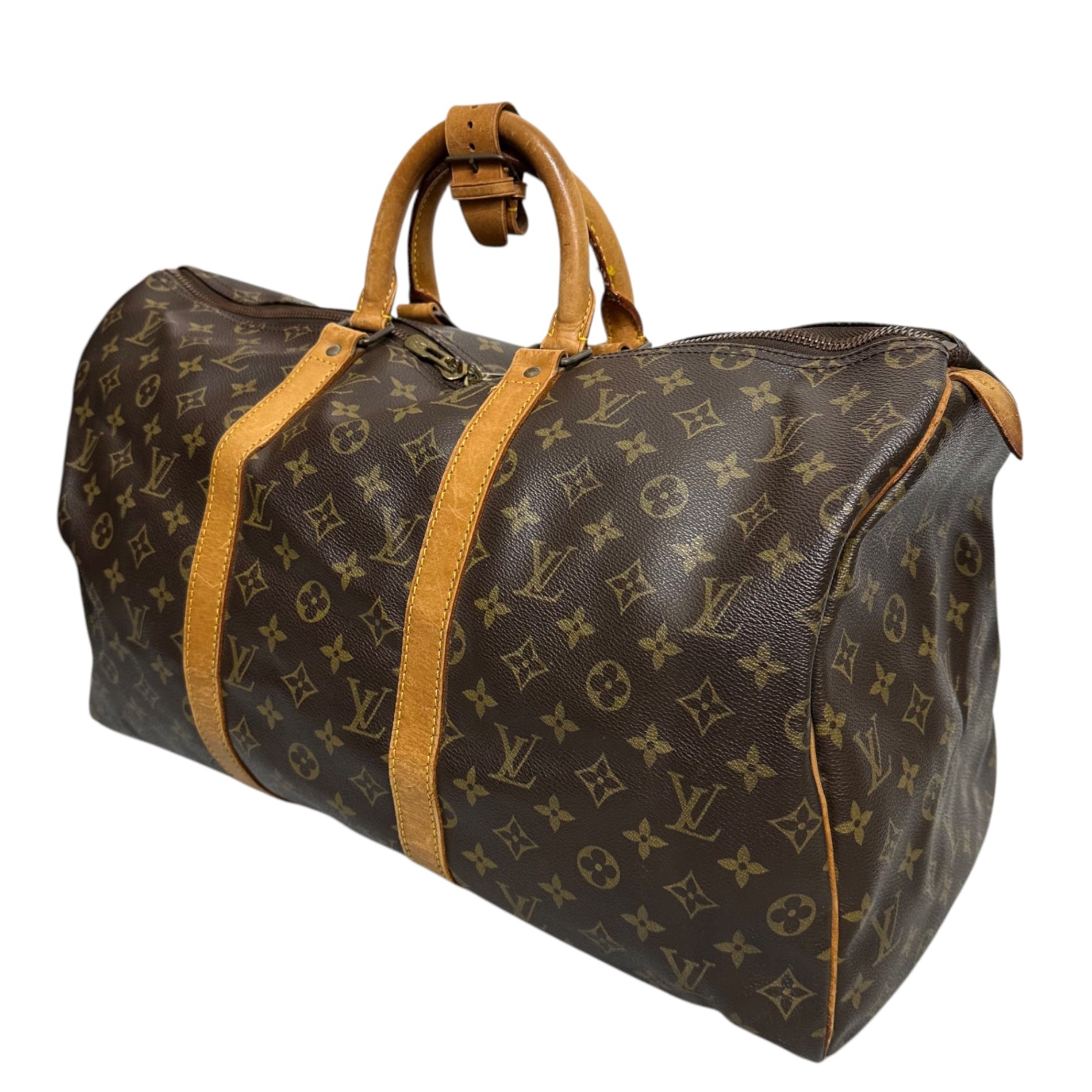LOUIS VUITTON(ルイヴィトン) 80's keepall 50 monogram キーポル 50 モノグラム M41426 ブラウン VI874 ヴィンテージ 80年代 ボストン バッグ 旅行