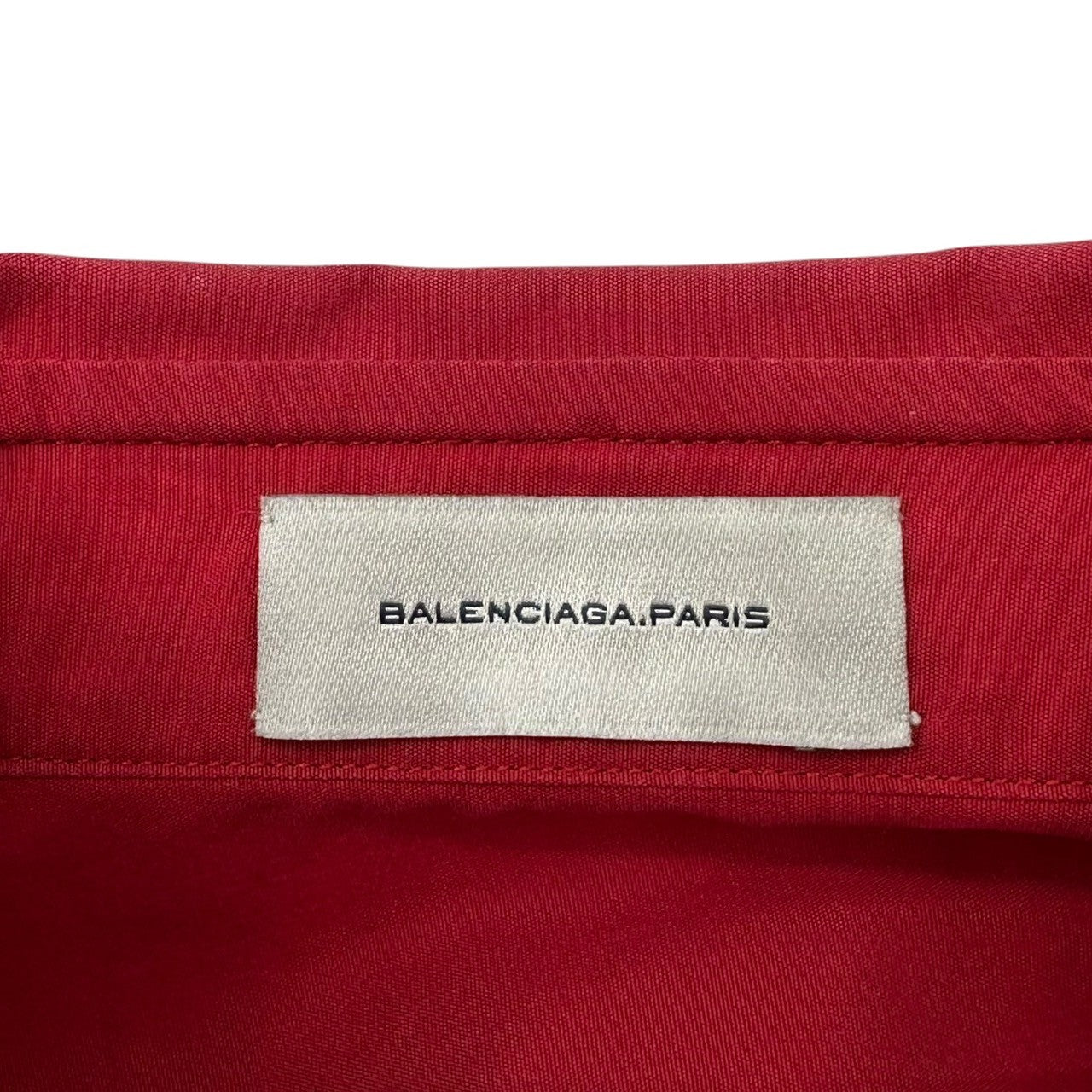 BALENCIAGA(バレンシアガ) 12SS Plain S/S shirt プレーン 半袖 シャツ ヴィンテージ アーカイブ UP57 2012 01000 37(S~M程度) レッド