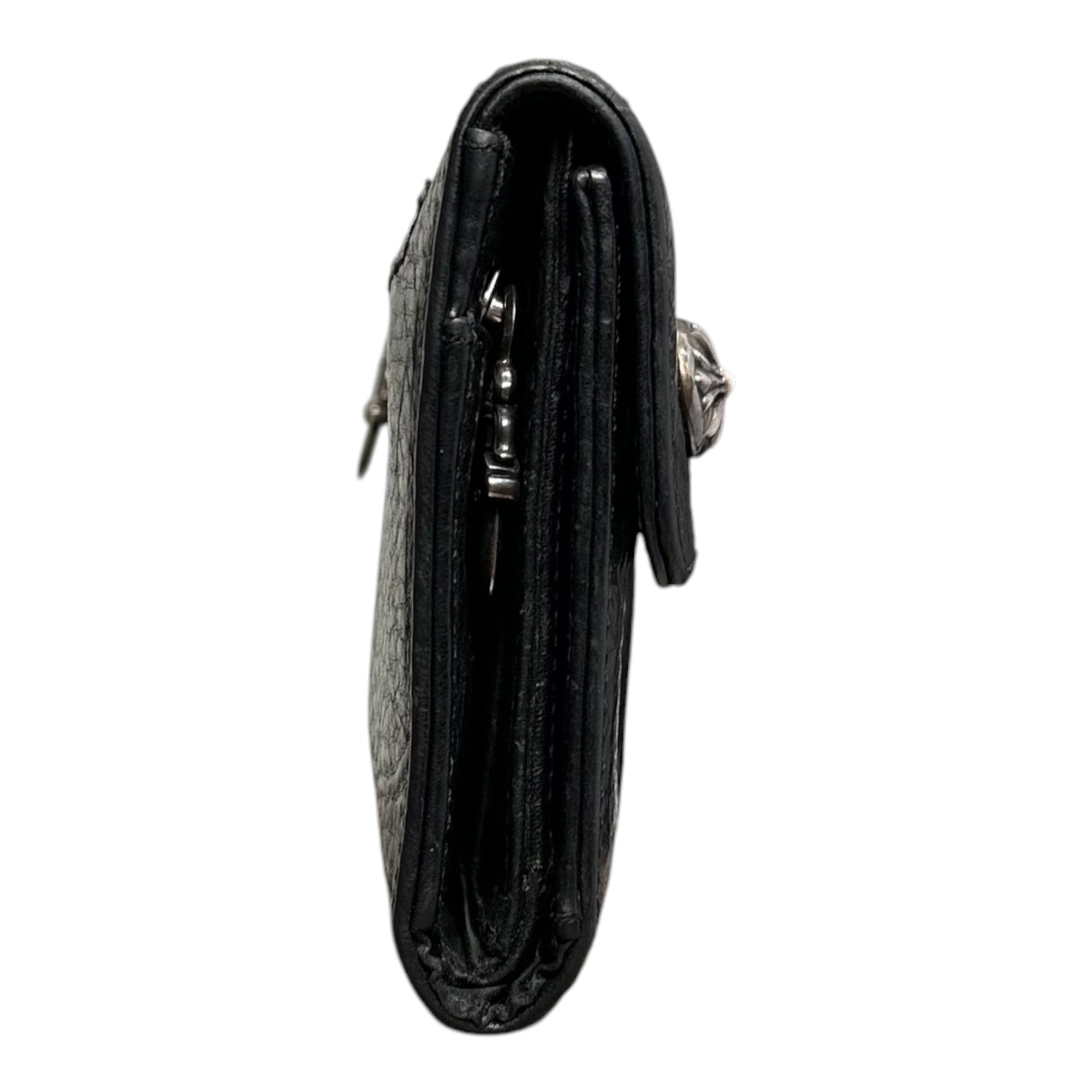 CHROME HEARTS(クロムハーツ) CH Cross Wave Wallet CHクロス ウェーブ ウォレット 財布 ブラック