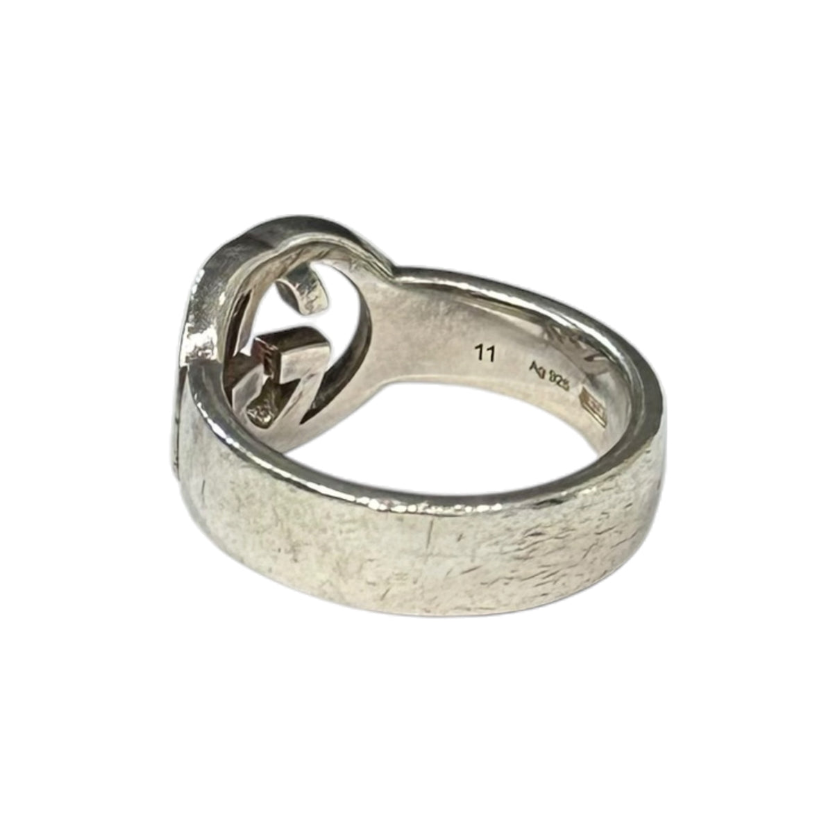 GUCCI(グッチ) Ag925 Interlocking G silver ring インターロッキングG シルバー リング 11(約10号) シルバー