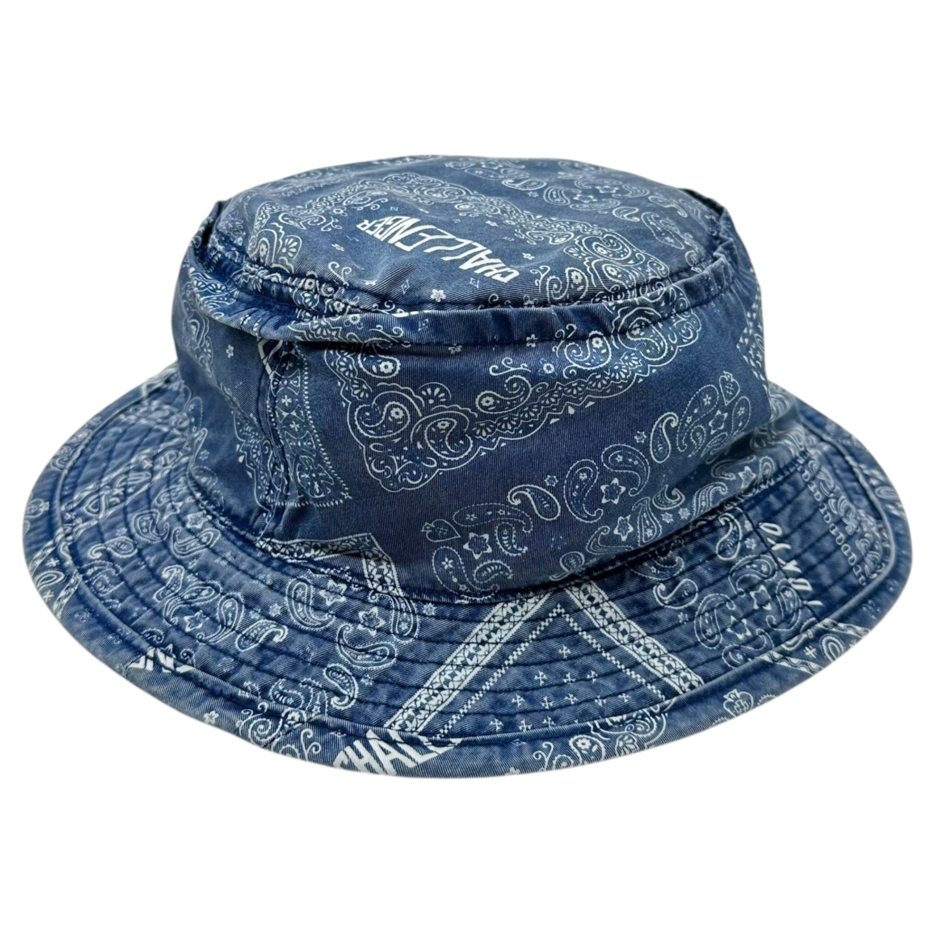 CHALLENGER(チャレンジャー) Paisley Bucket Hat ペイズリー バケット ハット インディゴ×ホワイト