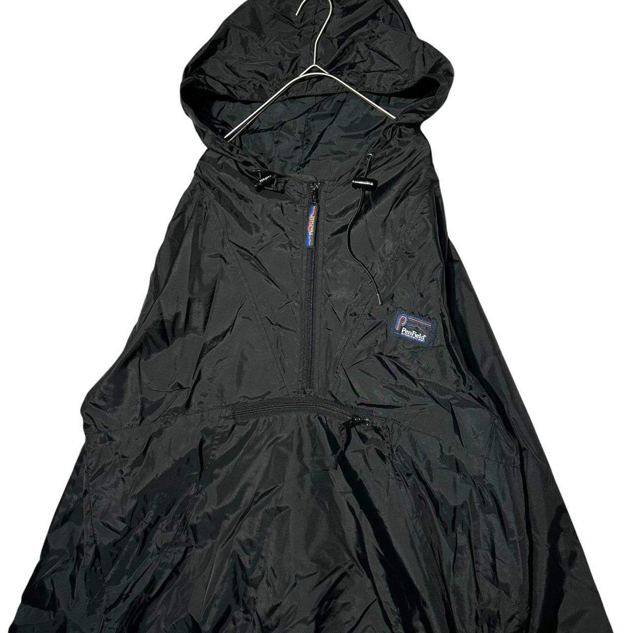Penfield(ペンフィールド) nylon anorak hoodie ナイロン アノラック パーカー マウンテンパーカー ジャケット M ブラック