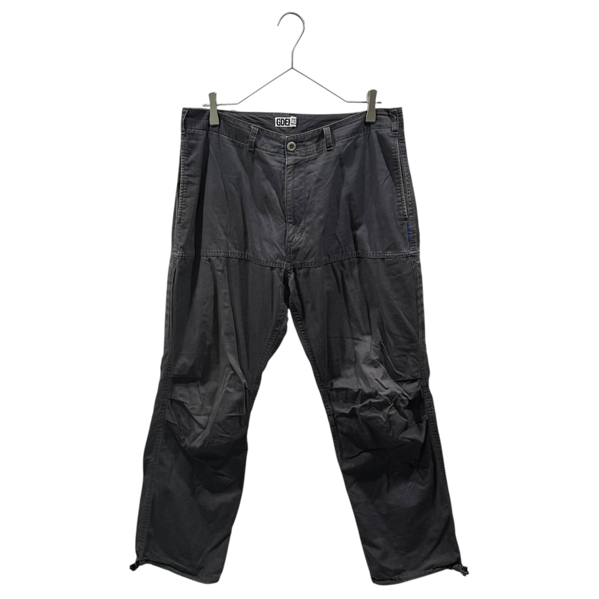 GOODENOUGH(グッドイナフ) 90~00's Drawstring Hem Cotton Pants 裾 ドローコード コットン パンツ L グレー 90年後半~2000年初期 アーカイブ