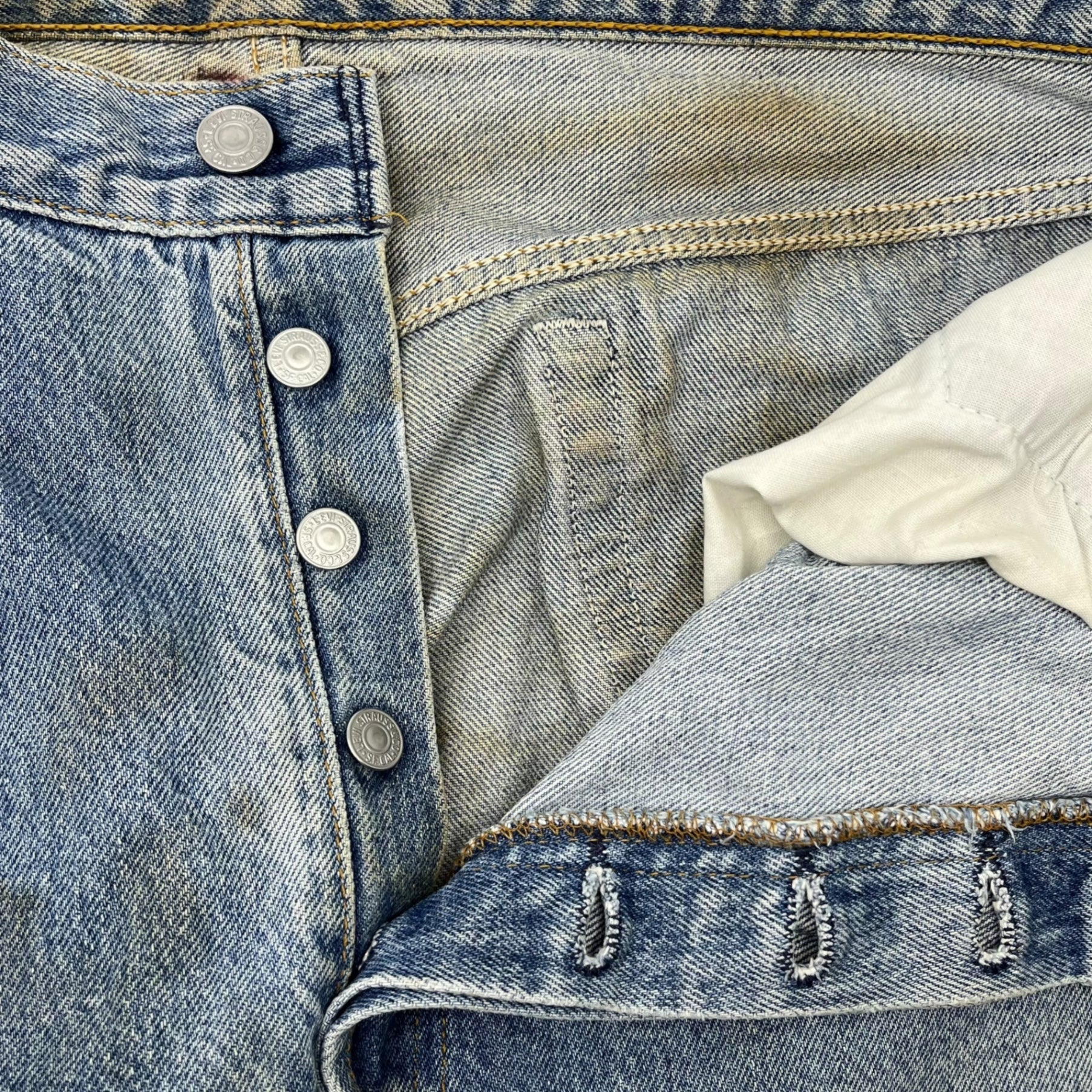 Levi's(リーバイス) 90's 501 USA made straight denim pants ストレート デニム パンツ 501-0115 W36 L36 ライトインディゴ USA製 90年代 524