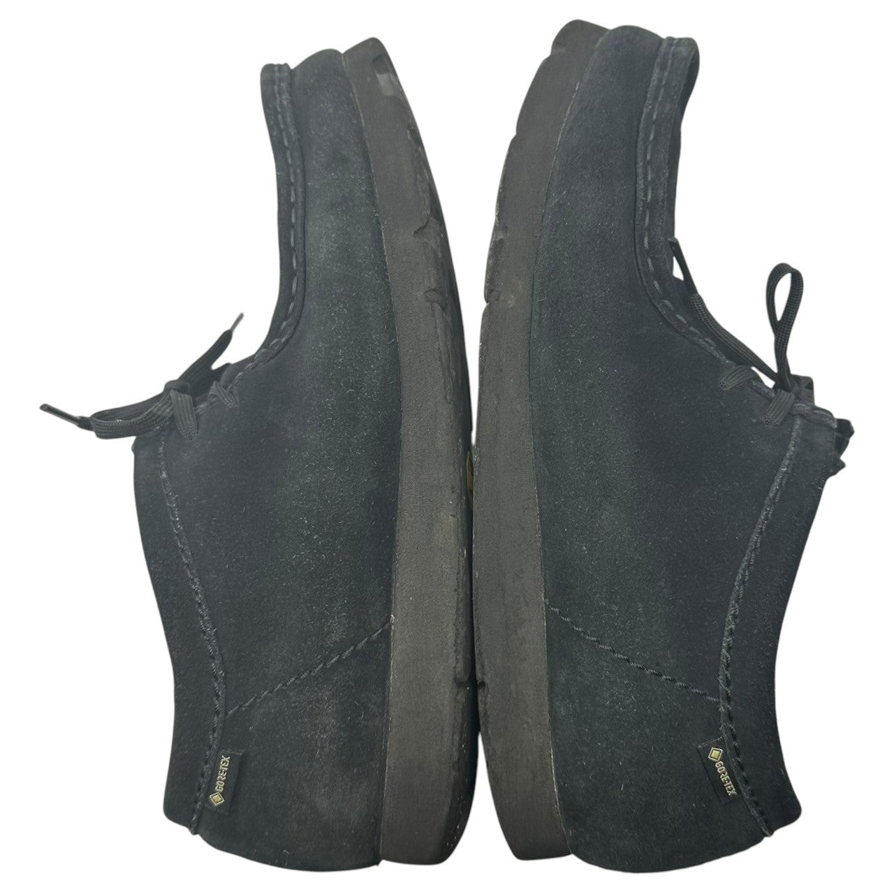 clarks(クラークス) Wallabee GTX ワラビー GORE-TEX 26149449 26.5cm ブラック GORE-TEX モカシン スウェード レザー シューズ 箱付