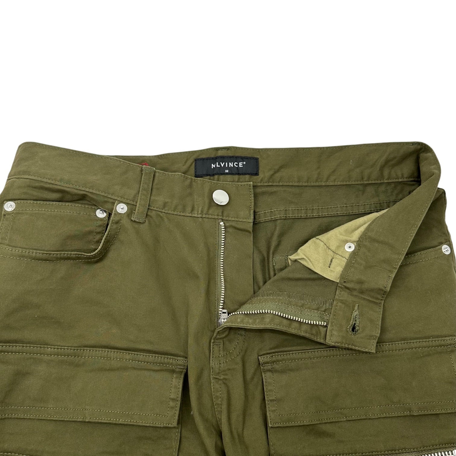 MLVINCE(メルヴィンス) TYPE2 PARACHUTE slim cargo pants タイプ2 パラシュート スリム カーゴ パンツ 多機能 ポケット W32 カーキ