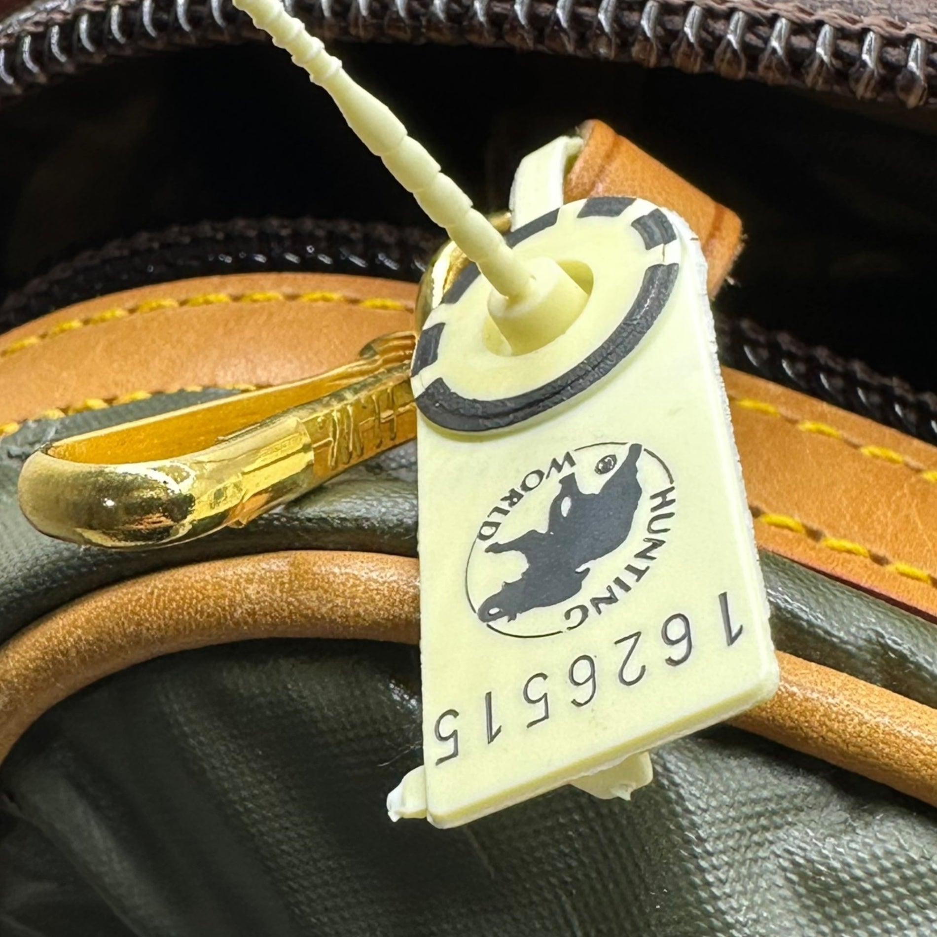 HUNTING WORLD(ハンティングワールド) 2WAY Batchu Cross Boston Bag 2WAY バチュークロス ゴルフ ボストン バッグ オリーブ×ベージュ レザー ショルダー