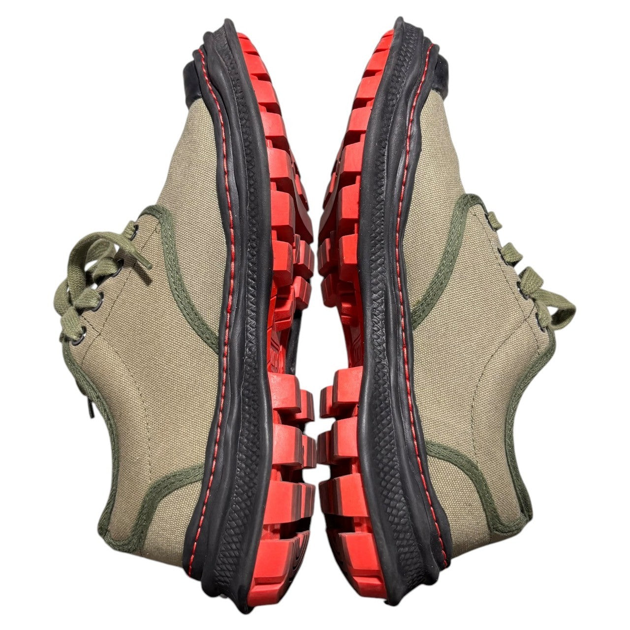 Maison MIHARA YASUHIRO×NIGEL CABOURN(メゾンミハラヤスヒロ×ナイジェルケーボン) COMBAT SHOES コンバット スニーカー C04FW704 42(26.5cm~27cm程度) オリーブ ローカット スニーカー