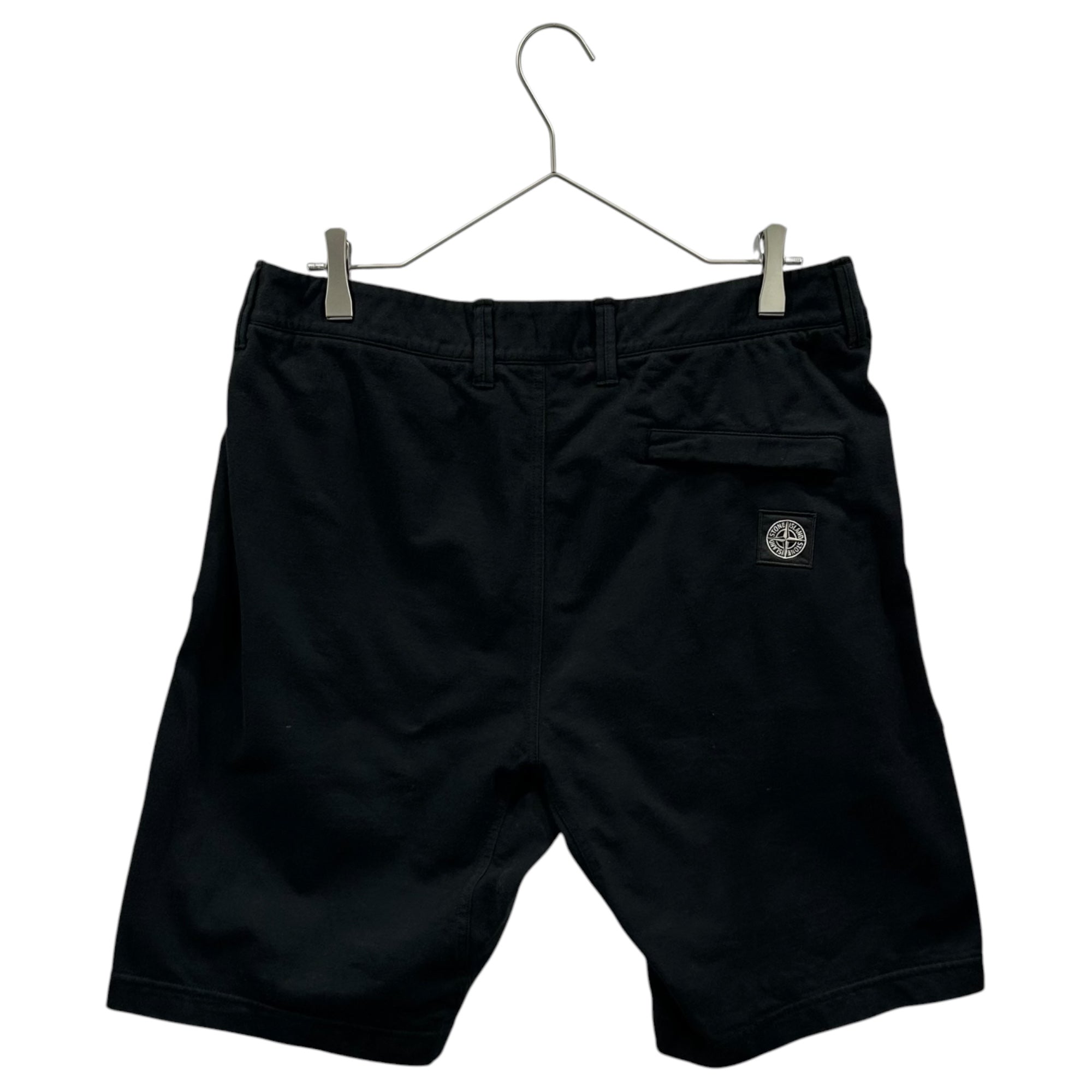 STONE ISLAND(ストーンアイランド) 19SS Sweat Half Pants スウェット ハーフ パンツ 7015L0150 W32 ブラック