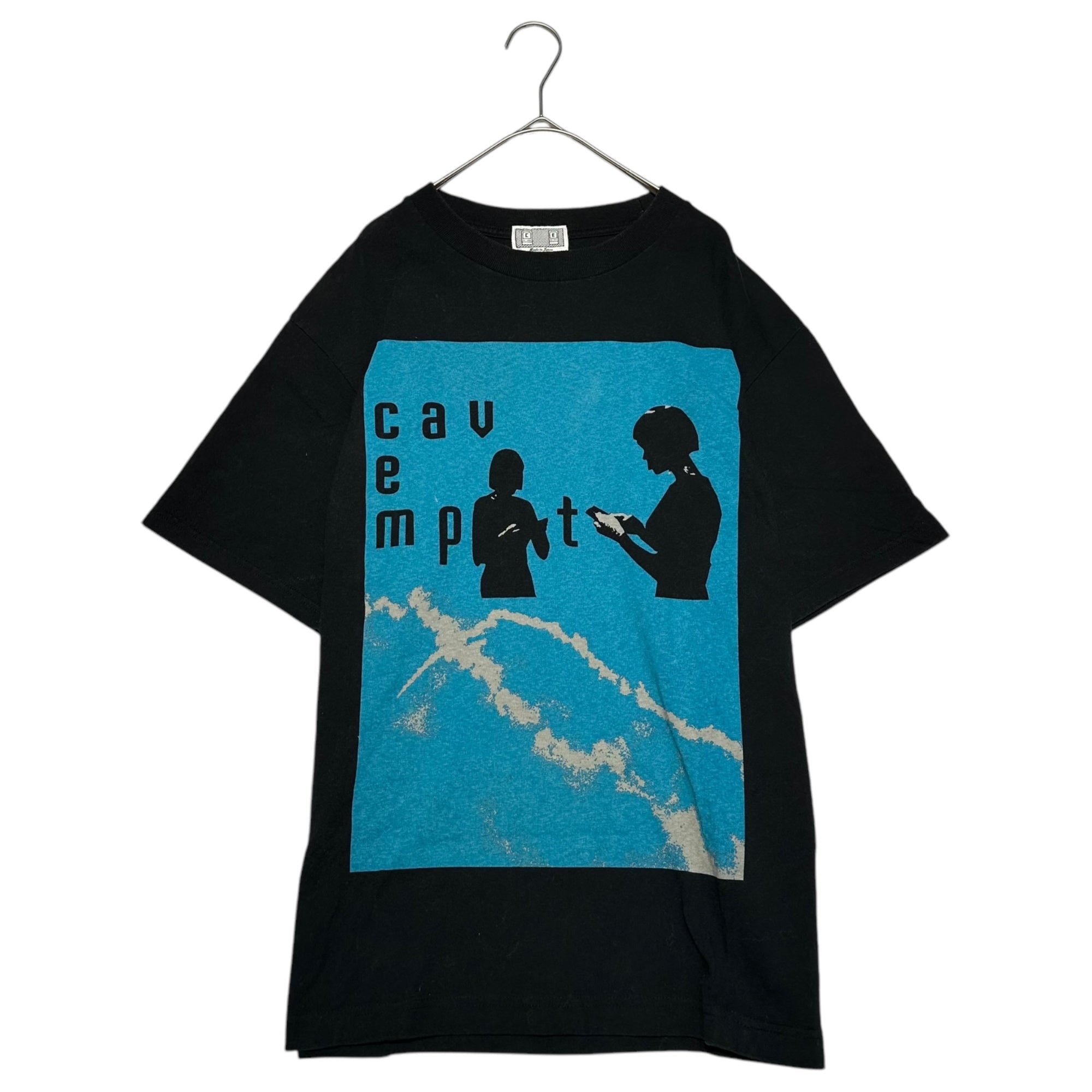 C.E(シーイー) SHADOW GREEN T グラフィック Tシャツ CES12T08 M ブラック×ブルー