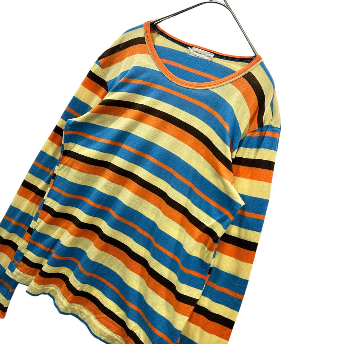 COMME des GARCONS(コムデギャルソン) 2000SS Multicolor Striped L/S T-Shirt マルチボーダー 長袖 Tシャツ GT-100340 表記無(S程度) マルチカラー AD1999
