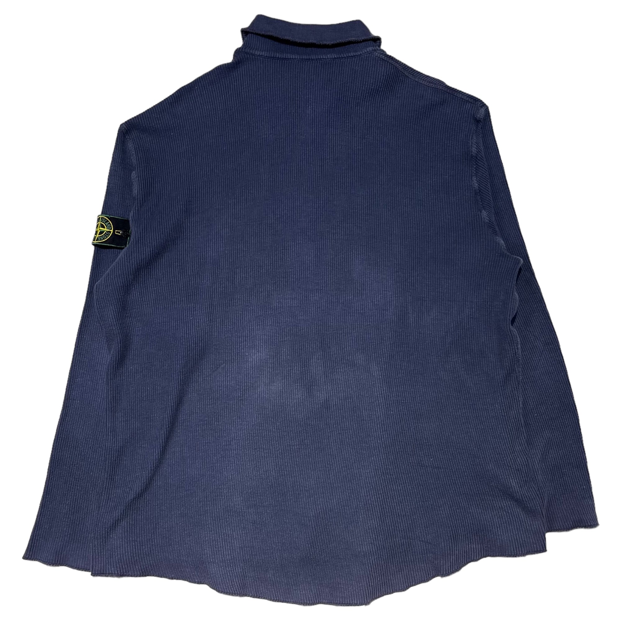 STONE ISLAND(ストーンアイランド) 80's ~ 90's "MARINA" Reversible half zip pullover cut and sew リバーシブル ハーフ ジップ プルオーバー カットソー 90年代 XL ネイビー 80年代~90年代 Archive