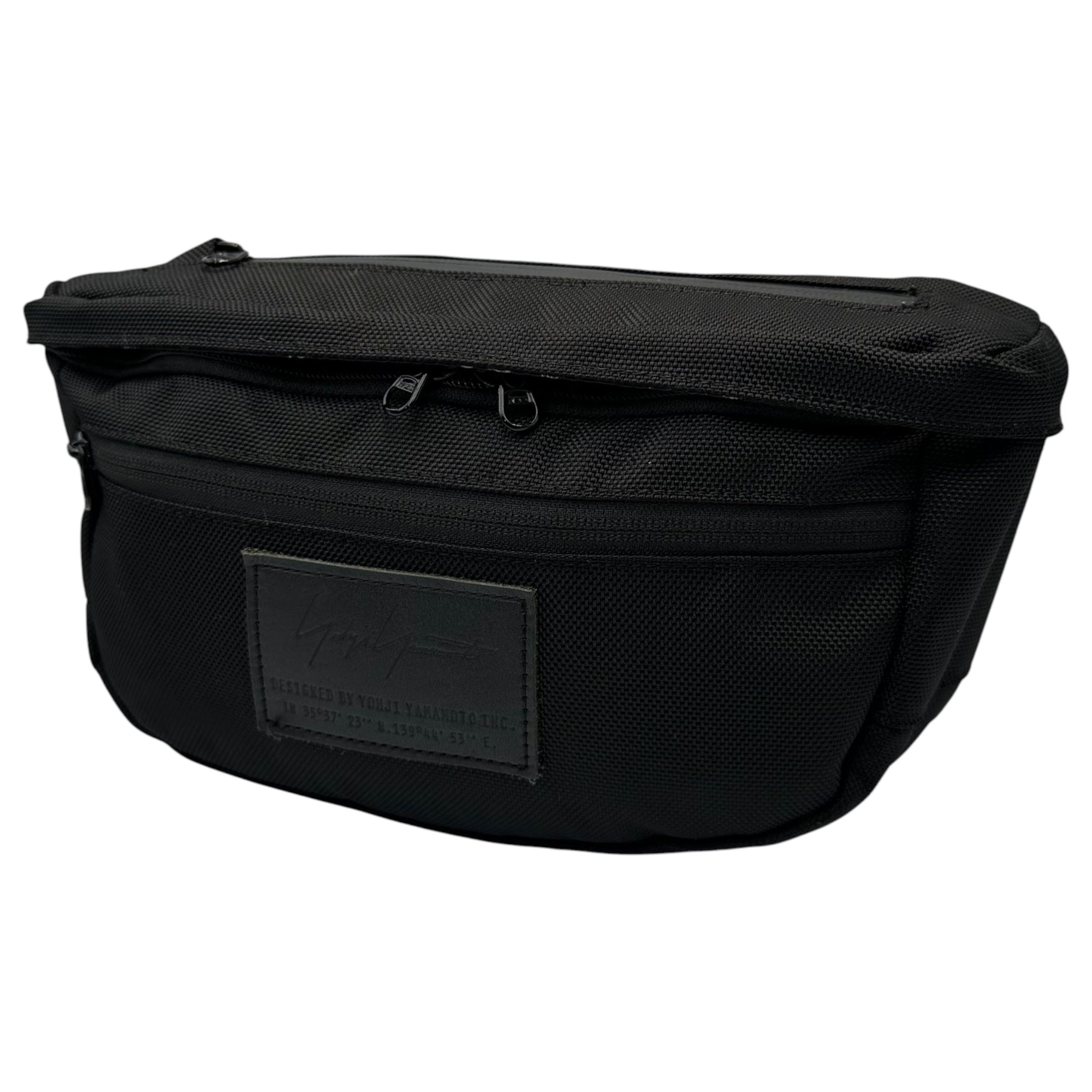 YOHJI YAMAMOTO POUR HOMME×NEW ERA(ヨウジヤマモトプールオム×ニューエラ) 20AW EXP WAIST BAG YY L / EXP ウエスト バッグ HR-150-975 ブラック ボディ 斜め掛け