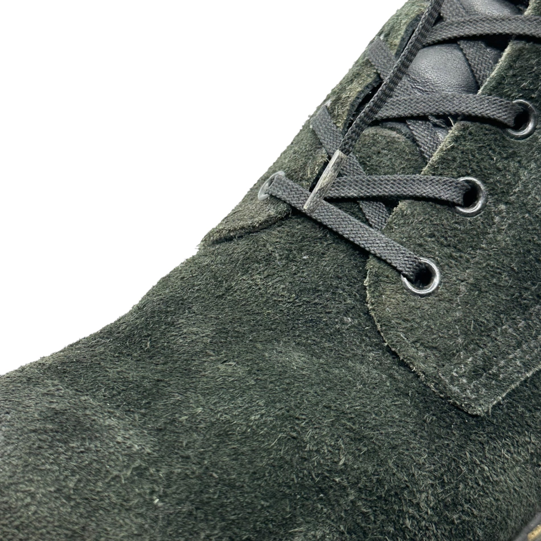 WHITE’S BOOTS(ホワイツブーツ) Semi-dress Lace-up Boots セミドレス レースアップ ブーツ スウェード スエード 9 1/2 E(27.5~28.0cm程度) ブラック スウェード × レザー コンビ