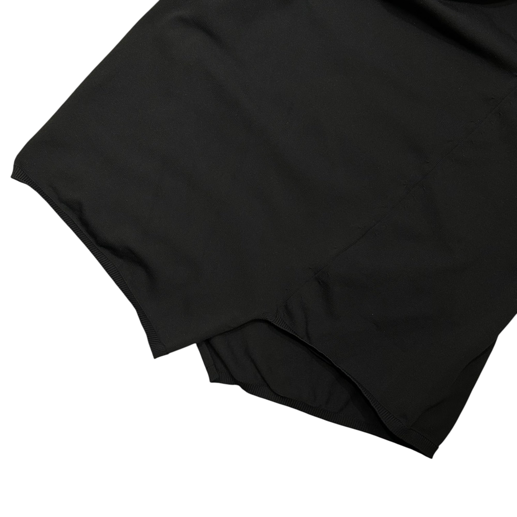 COMME des GARCONS HOMME PLUS(コムデギャルソンオムプリュス) 18AW Esther Long-Sleeve Knit with Asymmetrical Hem エステル 裾変形 ロング ニット PB-N026 S ブラック AD2018 ホワイトショック期 捻じれ