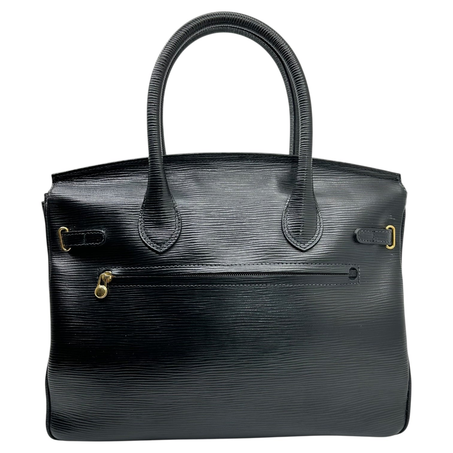 griffe(グリフ) Vintage Leather Handbag ヴィンテージ レザー ハンド バッグ ブラック ボストン