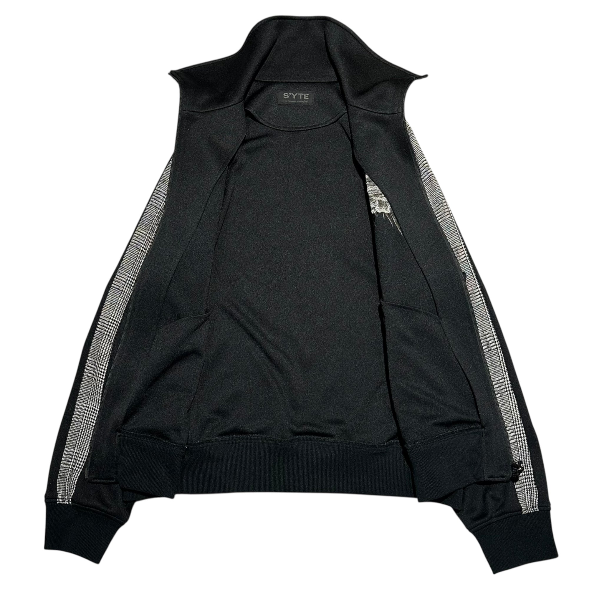 s'yte(サイト) 21AW Rose Embroidered Trucker Jacket 薔薇 刺繍 トラック ジャケット UM-Y77-903 3(M程度) ブラック ジャージ