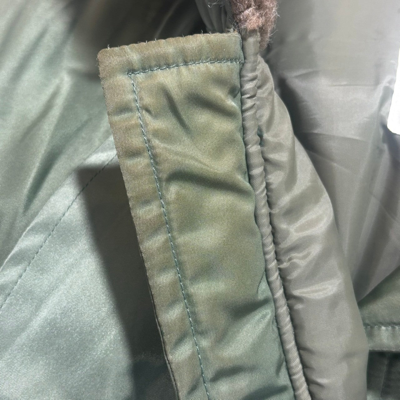 WTAPS(ダブルタップス) 09AW N-3B JACKET.FIELD.NYLON.TWILL ミリタリー ファー フライト ジャケット 092GWDT-JKM03 M オリーブ 00's アーカイブ