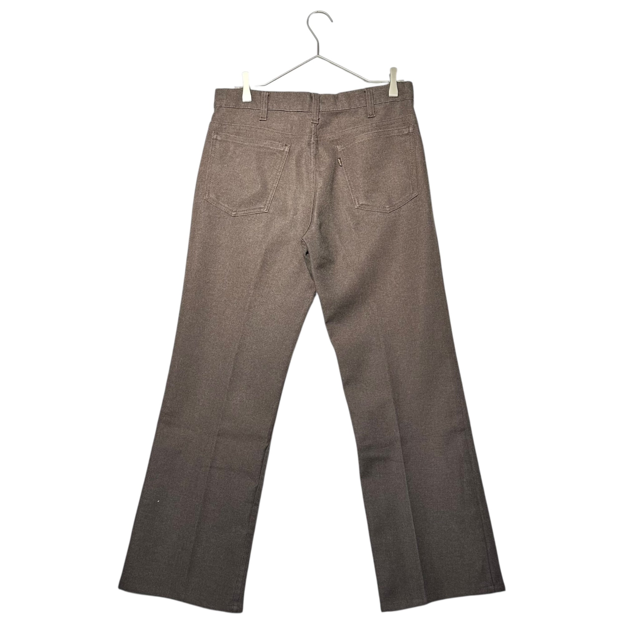 Levi's(リーバイス) 70's STA PREST SLACKS PANTS 70年代 スタープレスト スラックス パンツ 表記無し ブラウン TALON42