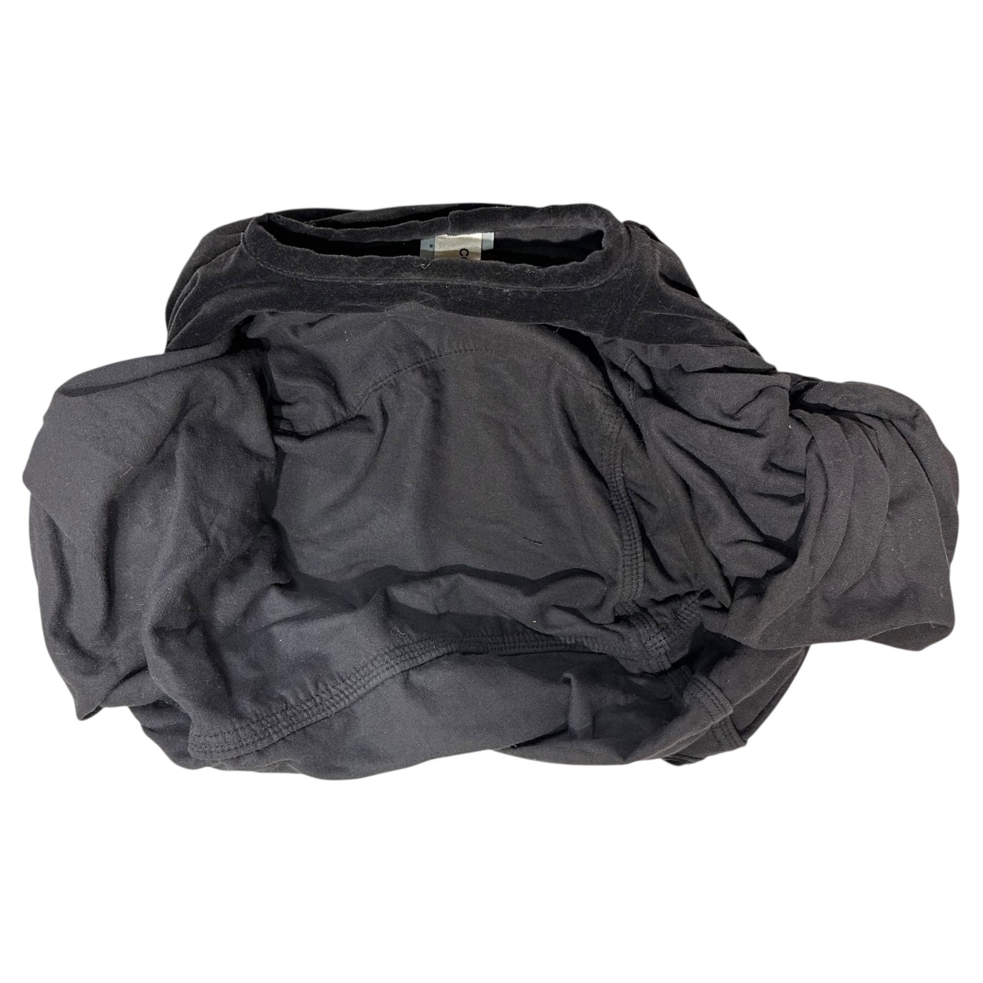 COMME des GARCONS COMME des GARCONS(コムデギャルソンコムデギャルソン) 04AW Cotton Velour Ribbon Handbag コットン ベロア リボン ハンド バッグ W6SC03 ブラック