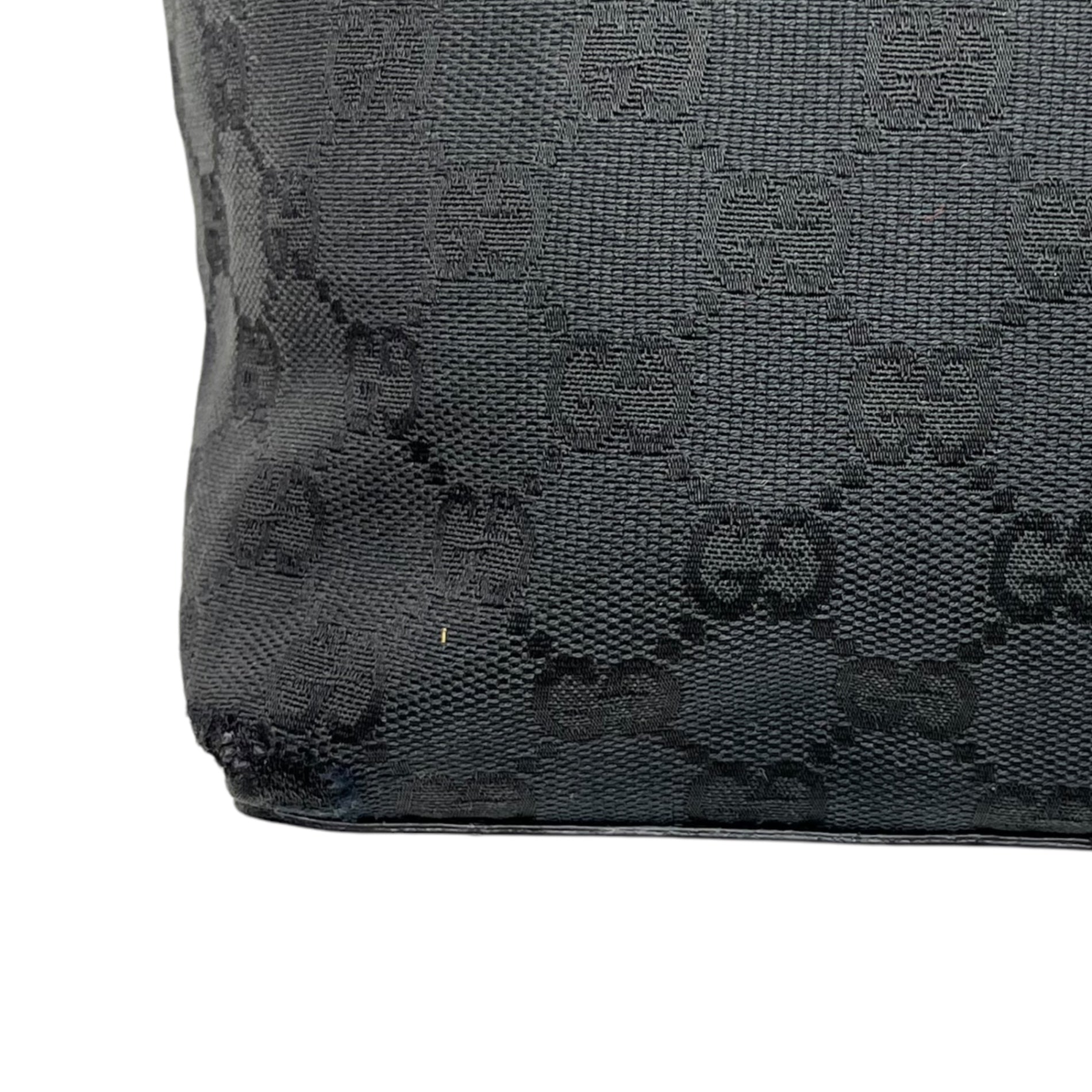 GUCCI(グッチ) GG canvas gold hardware tote bag GG キャンバス ゴールド金具 トート バッグ 002・1099 001998 ブラック 肩掛け ハンド ワンショルダー