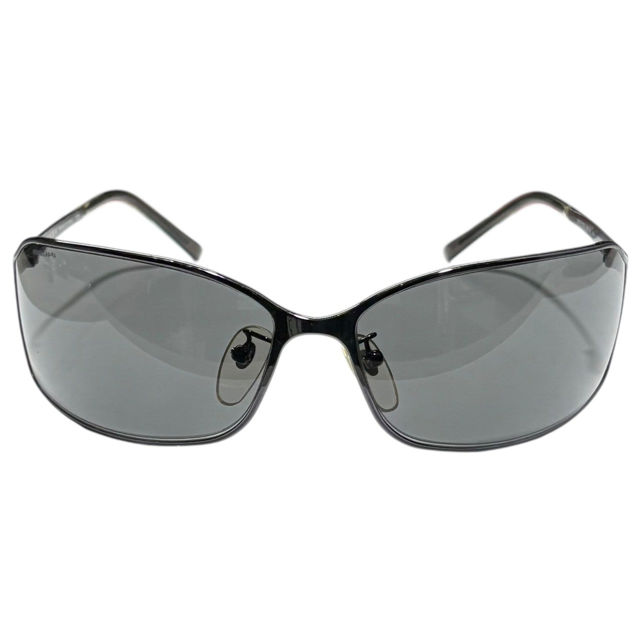 PRADA(プラダ) Side Logo Metal Frame Sunglasses サイド ロゴ メタル フレーム サングラス SPR58G 69□15 ガンメタル×シルバー