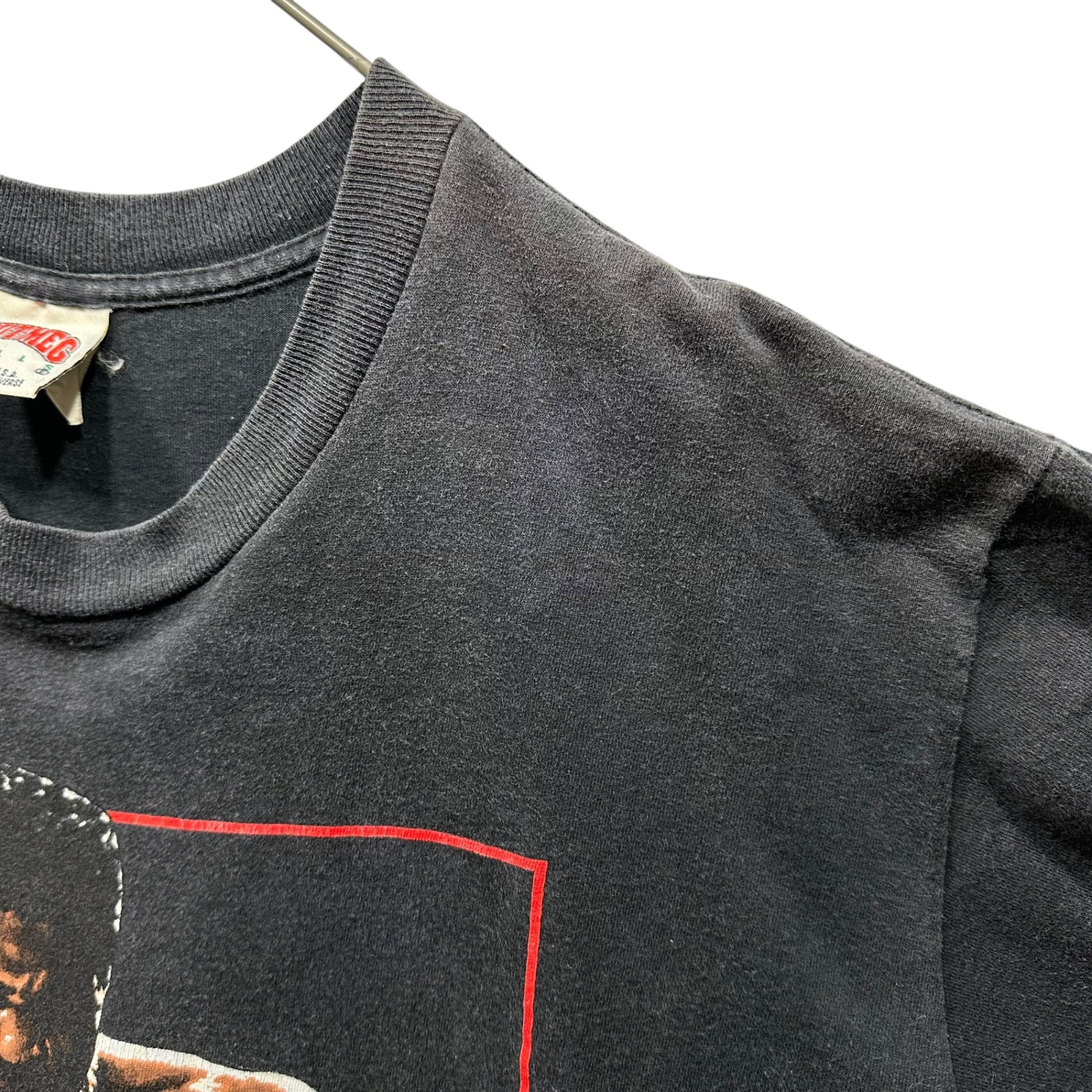 vintage(ヴィンテージ) 90's NUTMEG MUHAMMAD ALI Tee モハメド アリ Tシャツ 90年代 L ブラック×ブラウン×レッド