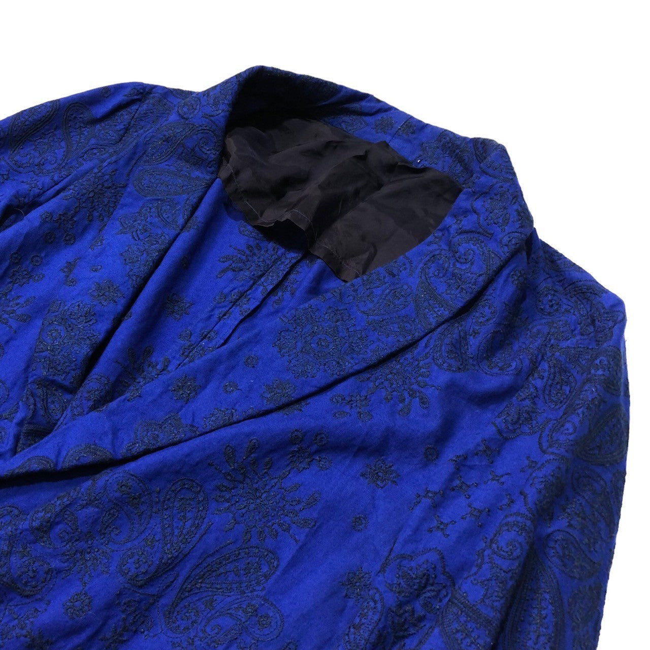 08sircus(08サーカス) 14SS indian embroidery jacket インディアン 刺繍 ジャケット 14SM-JK09 SIZE 1/46 ブルー×ブラック