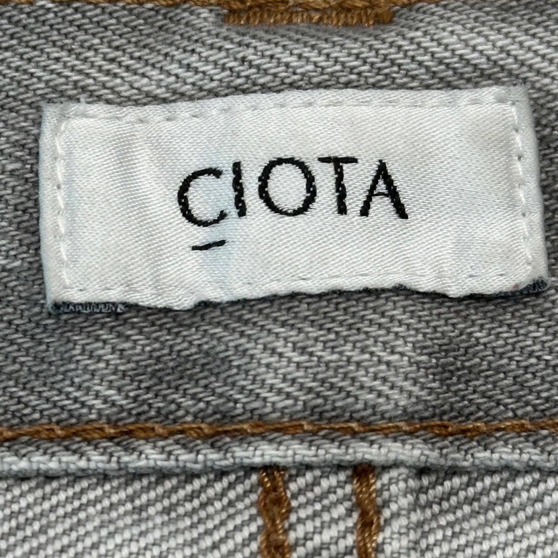 CIOTA(シオタ) 13.5 oz Tapered Denim テーパード デニム パンツ PTM-2TP 32 ライトグレー