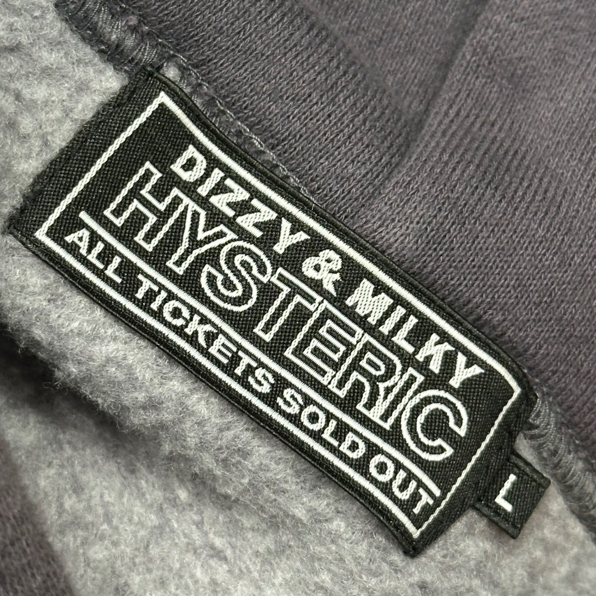 HYSTERIC GLAMOUR(ヒステリックグラマー) HYS WHISKY Hoodie ヒスガール プリント プルオーバー パーカー 02243CF04 L グレー