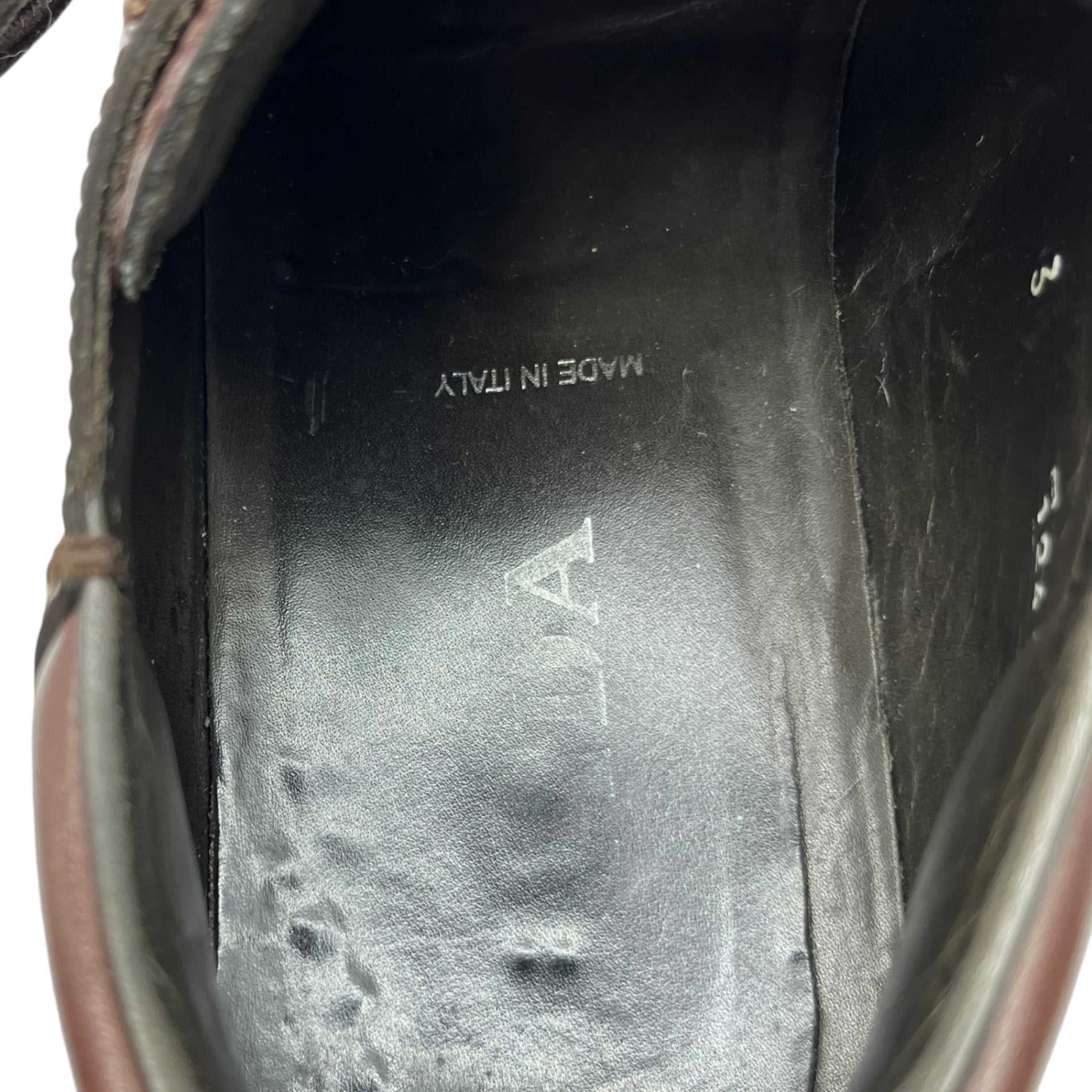 PRADA(プラダ) 00's Patent leather square toe shoes パテントレザー スクエアトゥ シューズ 1241 8(27cm程度) ブラウン Y2K アーカイブ