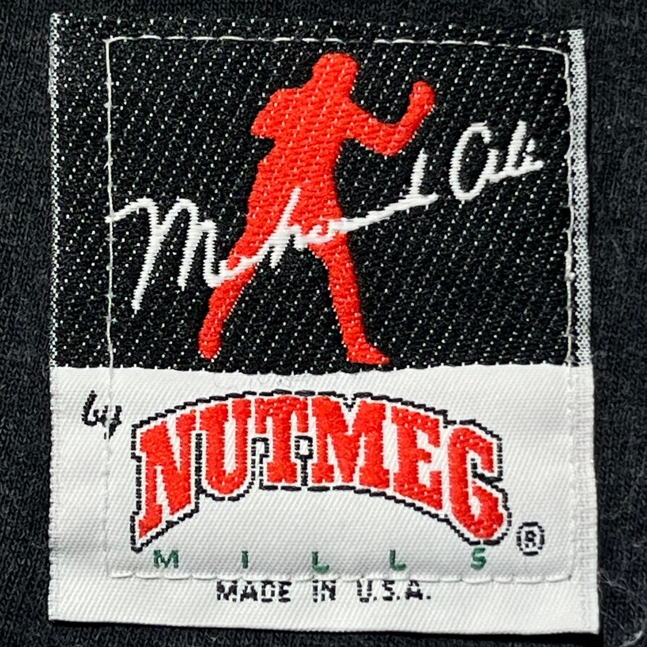 vintage(ヴィンテージ) 90's NUTMEG MUHAMMAD ALI Tee モハメド アリ Tシャツ 90年代 L ブラック×ブラウン×レッド