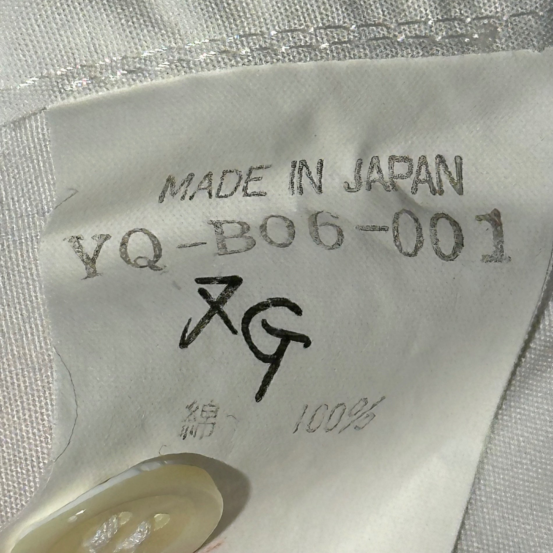 Y's(ワイズ) Full-button L/S Cotton Shirt フルボタン 長袖 コットン シャツ YQ-B06-001 FREE ホワイト