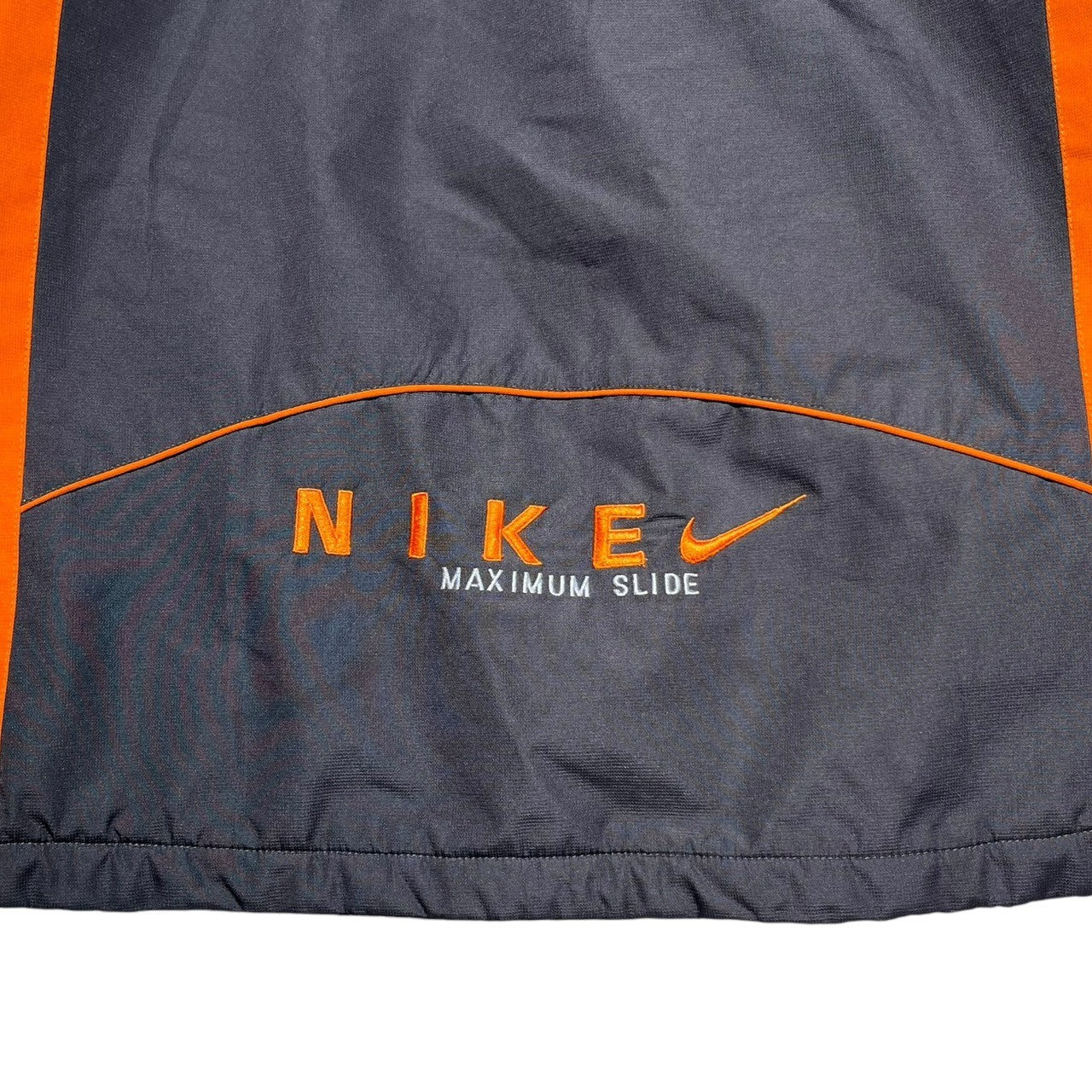 NIKE ACG(ナイキエーシージー) 00's Unlimited Sport Hooded Fleece Lined Jacket フリース マウンテンパーカー グレー×オレンジ ジャケット