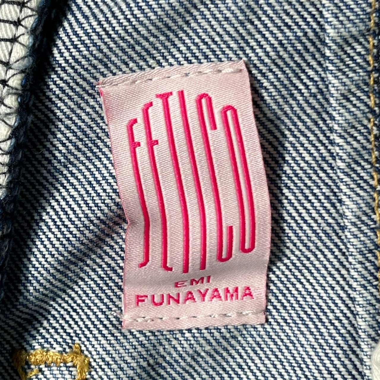 FETICO(フェティコ) LASER-CUT WIDE JEANS レーザー カット ワイド ジーンズ デニム パンツ FTC2420601 2(M程度) インディゴ