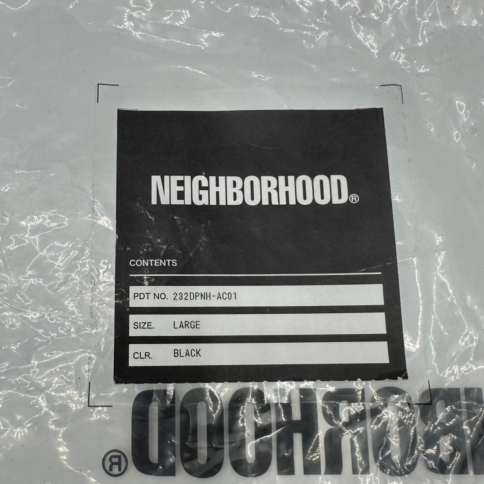 NEIGHBORHOOD(ネイバーフッド) LEATHER GLOVE / BLACK レザー グローブ 手袋 232DPNH-AC01 L ブラック
